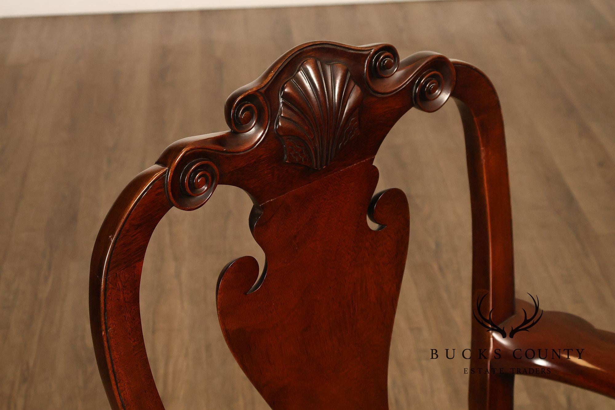 Kindel Winterthur Collection Pair of Mahogany Armchairs