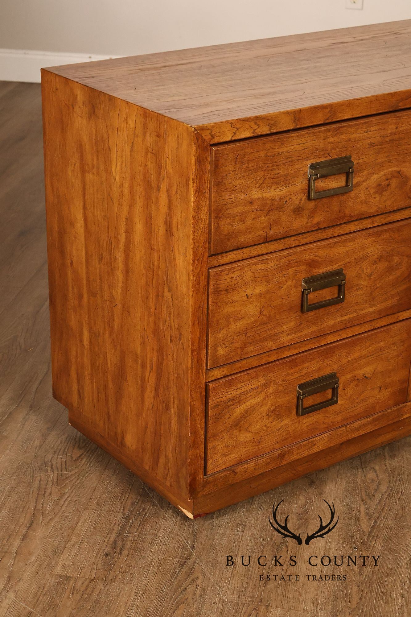 Drexel 'Woodbriar' Campaign Style Chest of Drawers