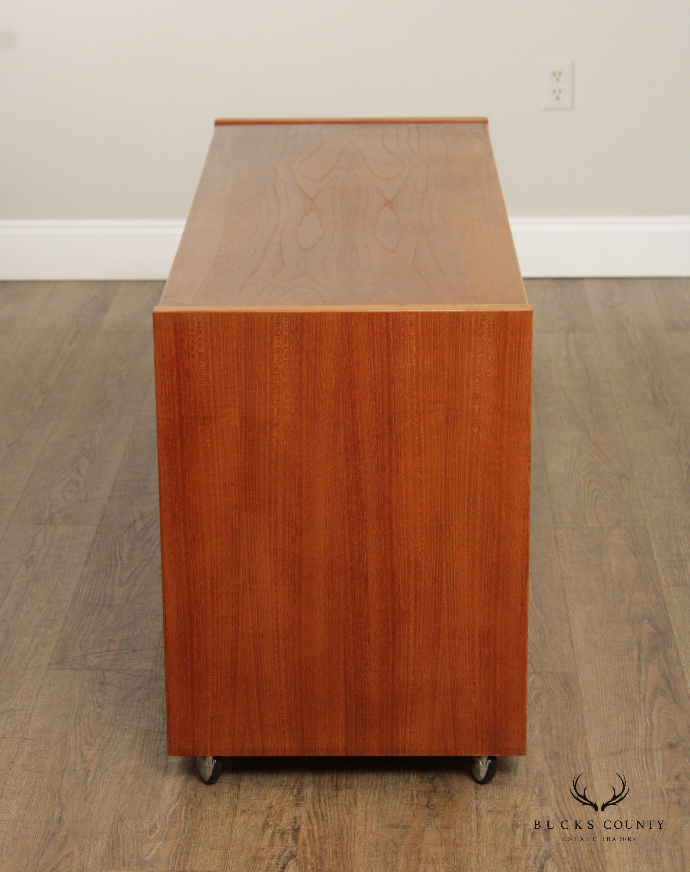 Danish Modern Style Teak Entertainment Console