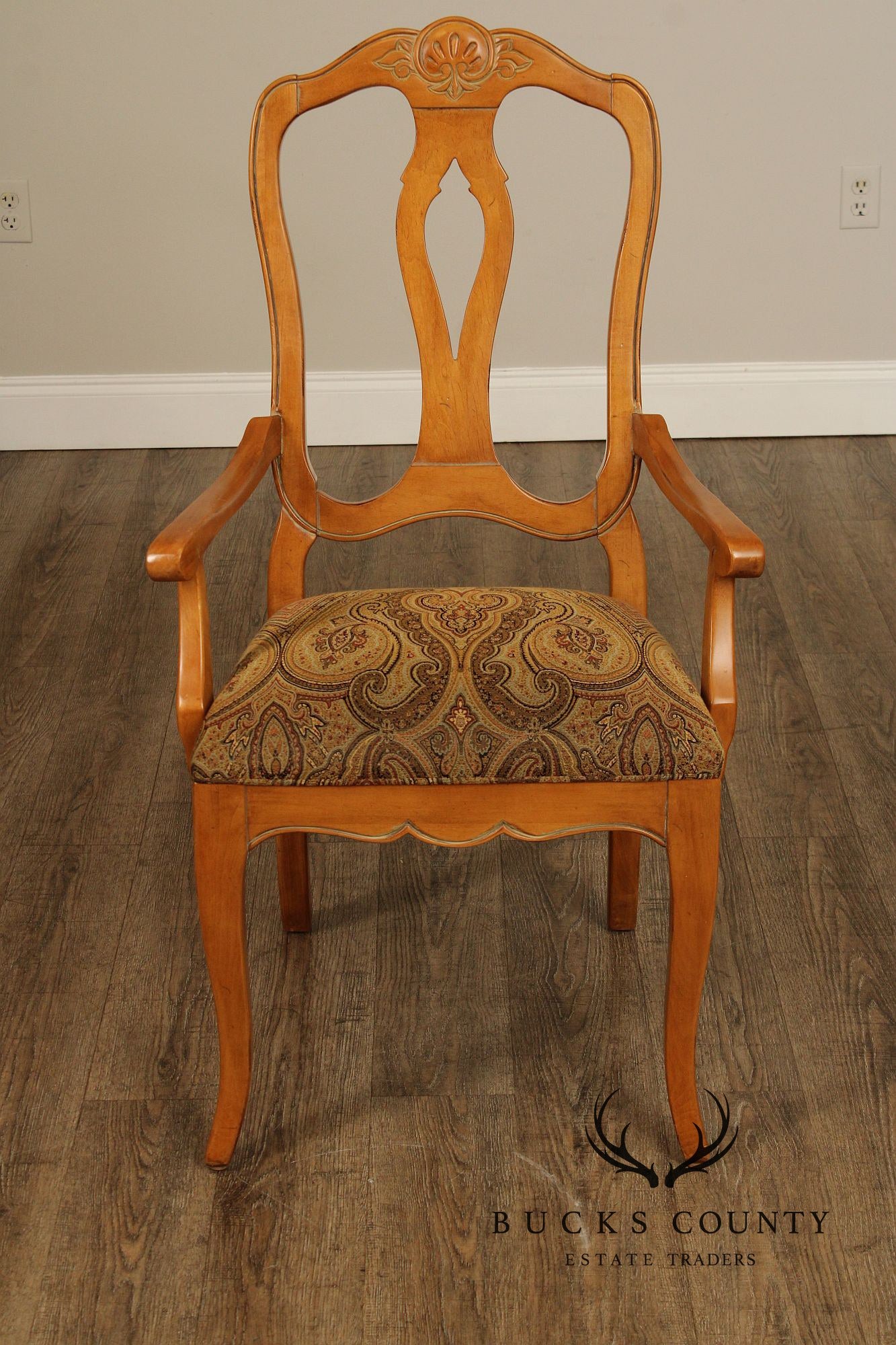 Ethan Allen 'Country French' Set of Six Dining Chairs