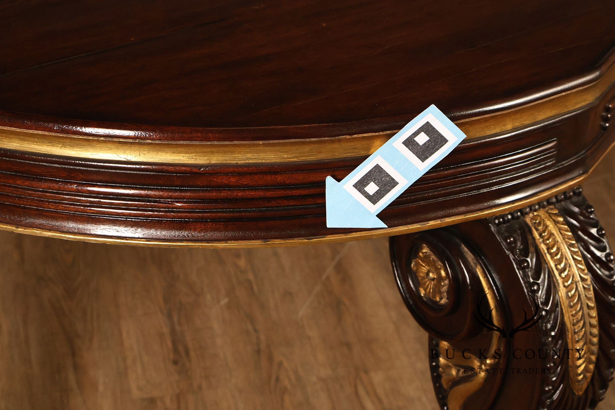 Dessin Fournir Chatsworth Mahogany & Giltwood Console Table