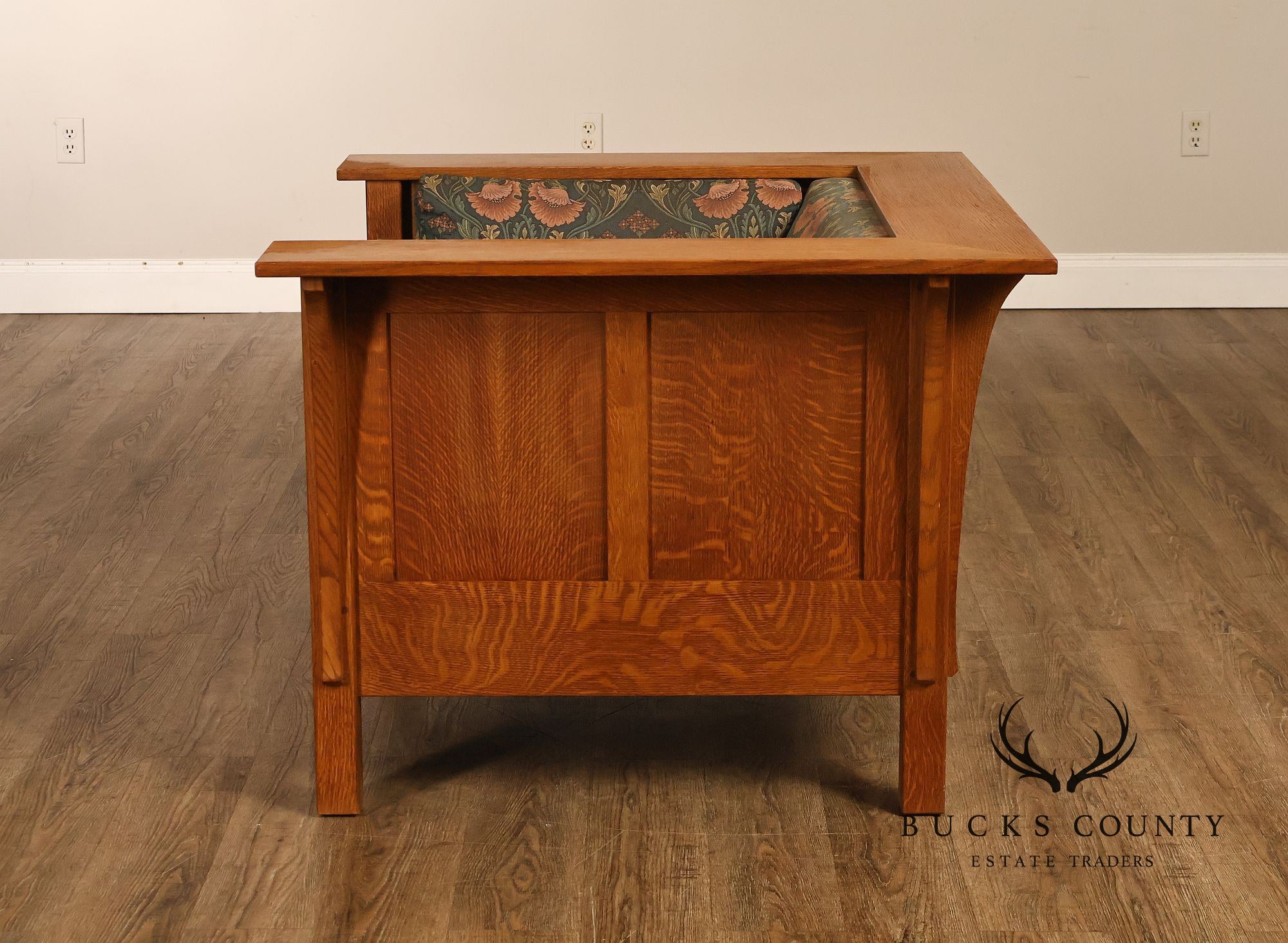Stickley Mission Collection Pair of Oak Prairie Chairs