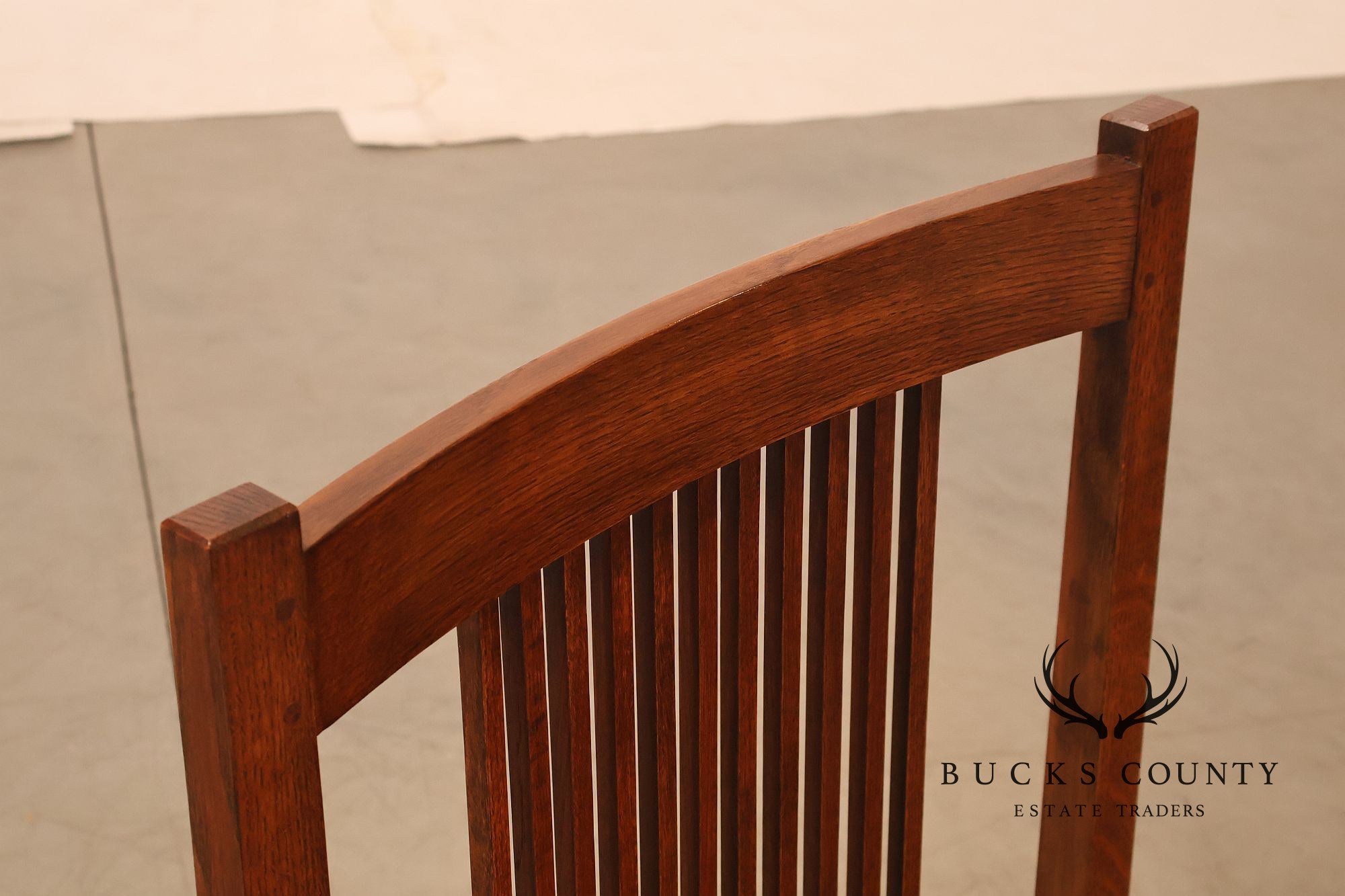 Stickley Mission Collection Oak Spindle Armchair