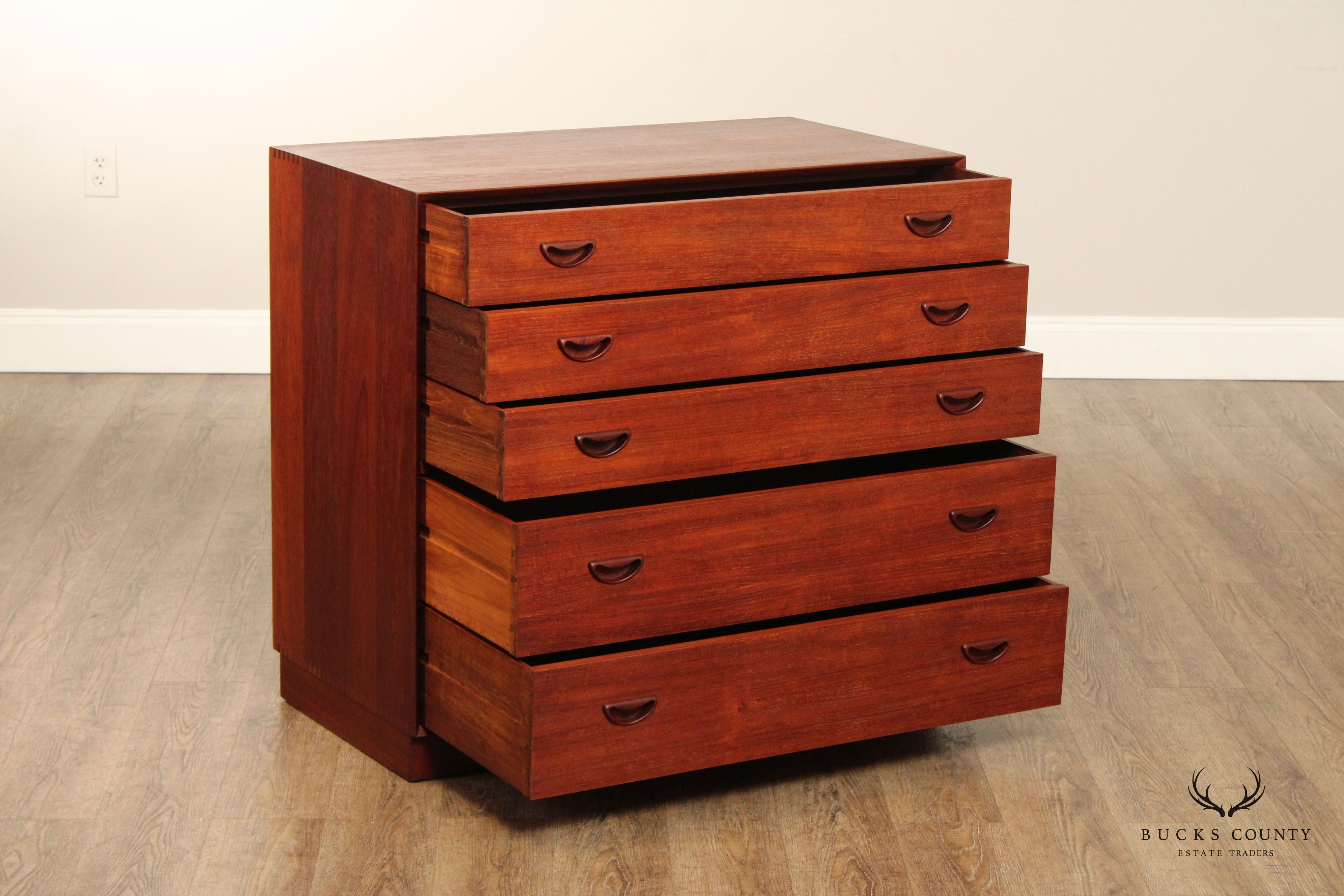 Danish Modern Teak Chest Of Drawers By Peter Hvidt and Orla Molgaard-Nielsen