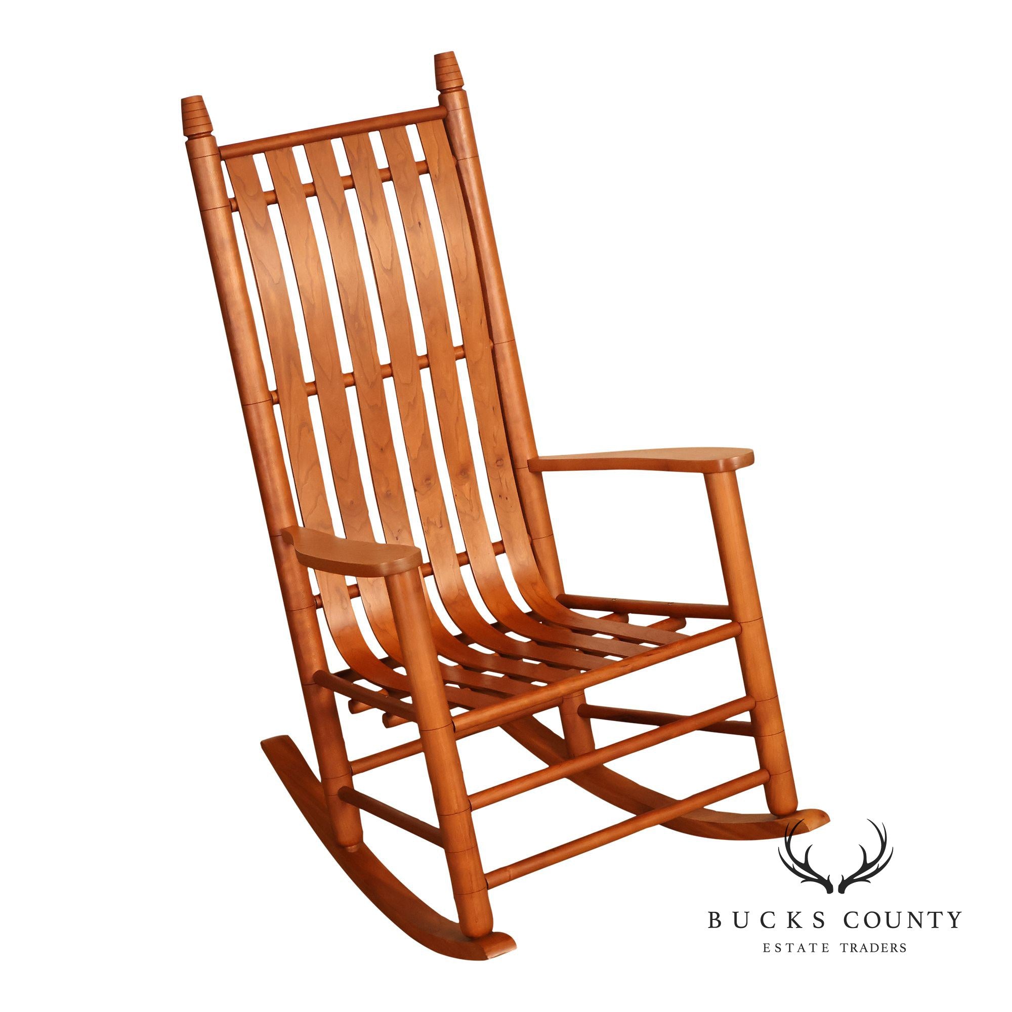 Douglas Starry Hand Crafted Shaker Style Cherry Rocker
