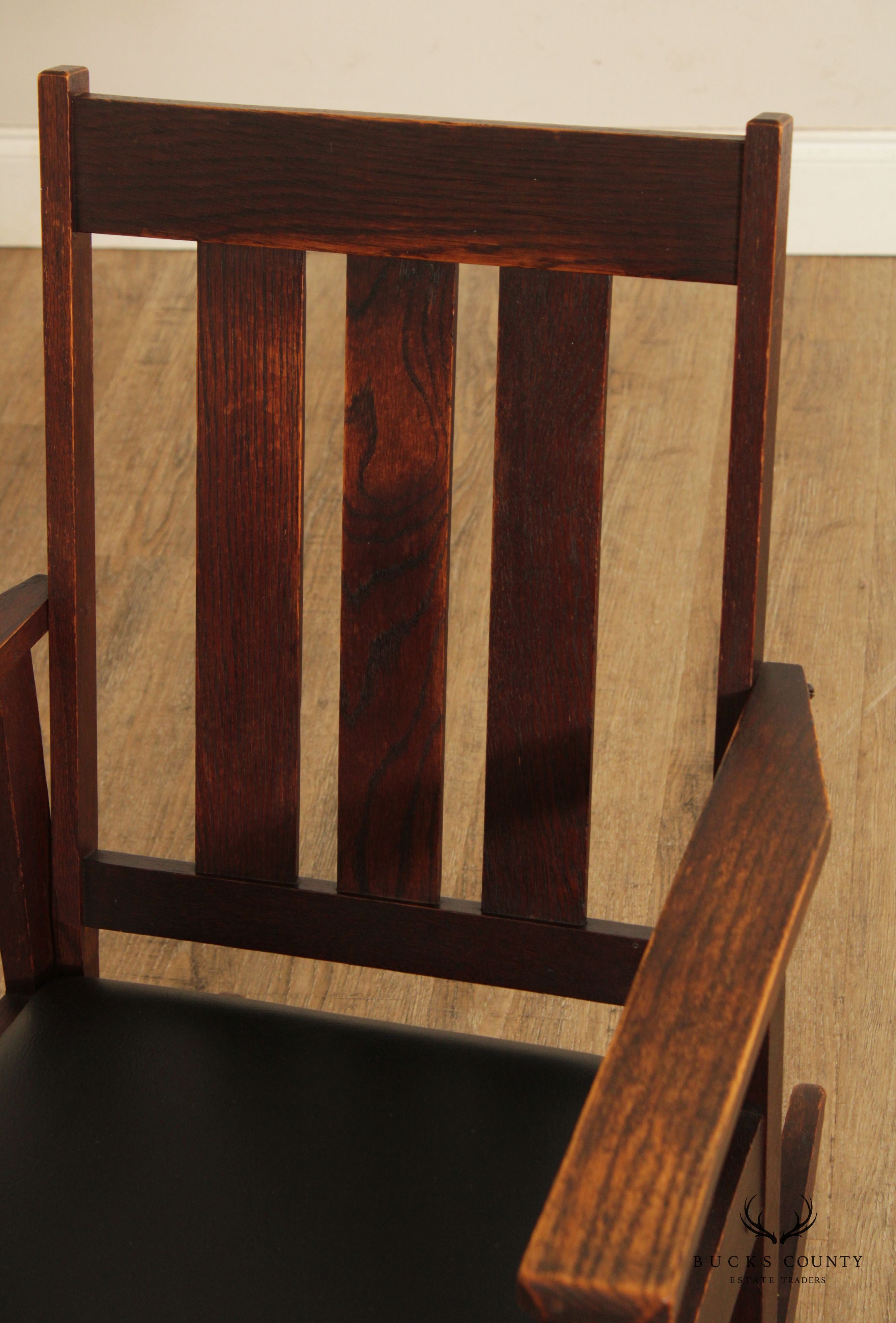 Antique Mission Oak Rocking Chair