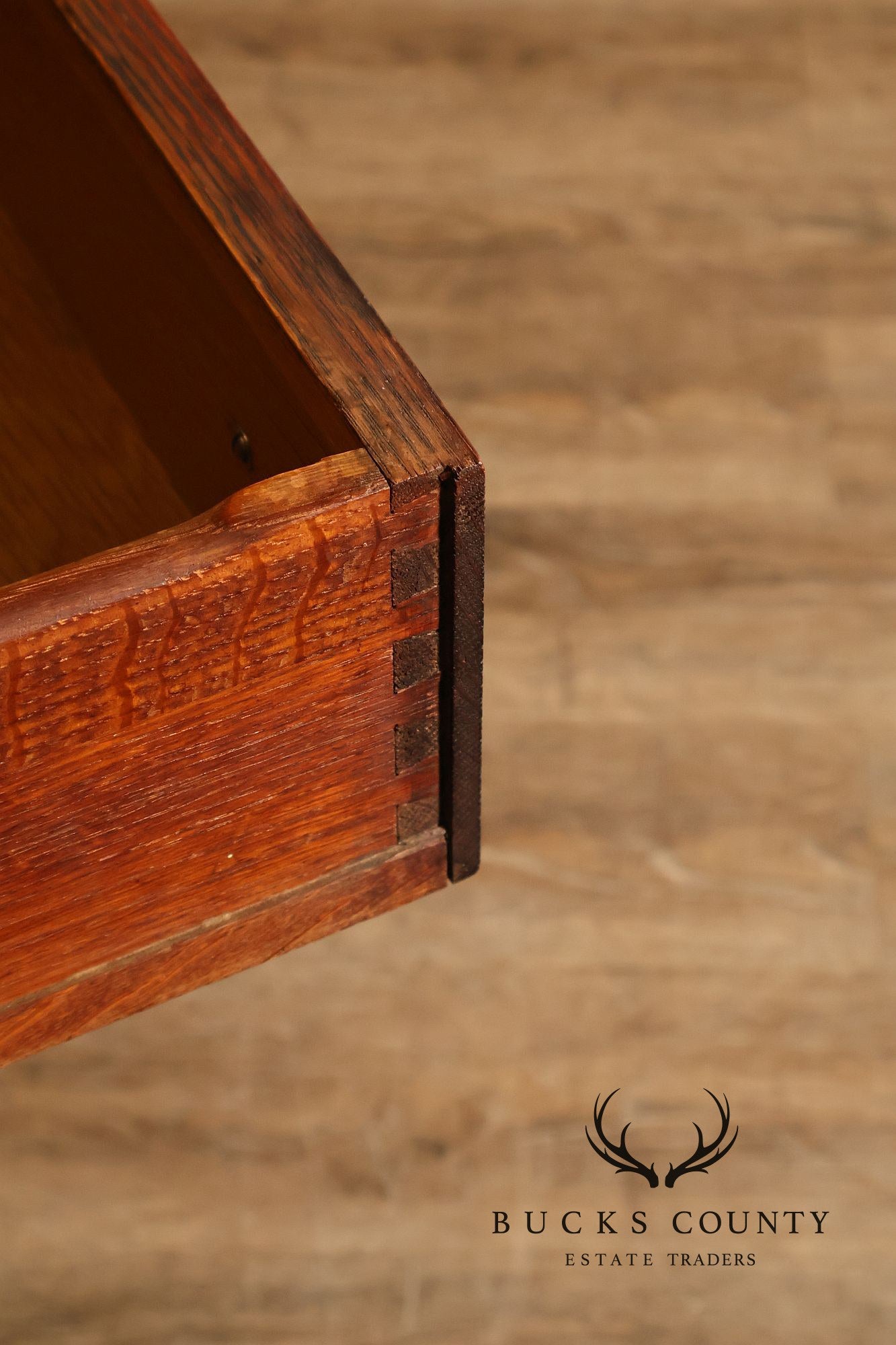 Lifetime Furniture Antique Mission Oak Drop Front Desk