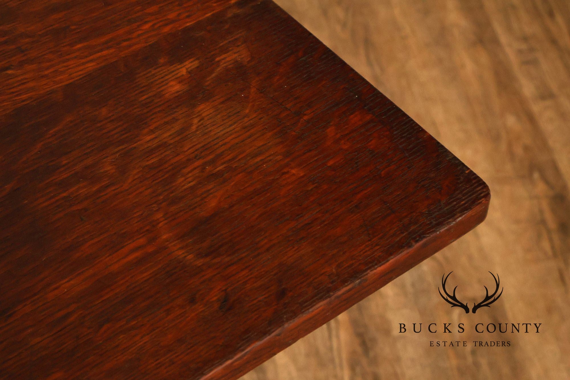 Antique L. & J.G. Stickley Mission Oak Library Table