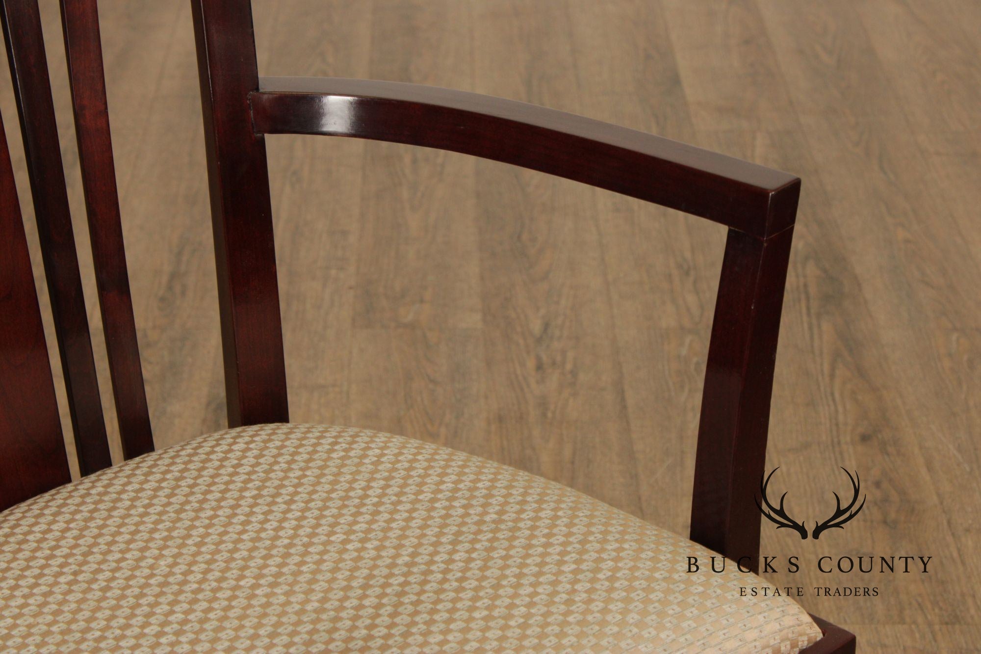 Stickley Set of Ten Cherry 'Bayonne' Dining Chairs