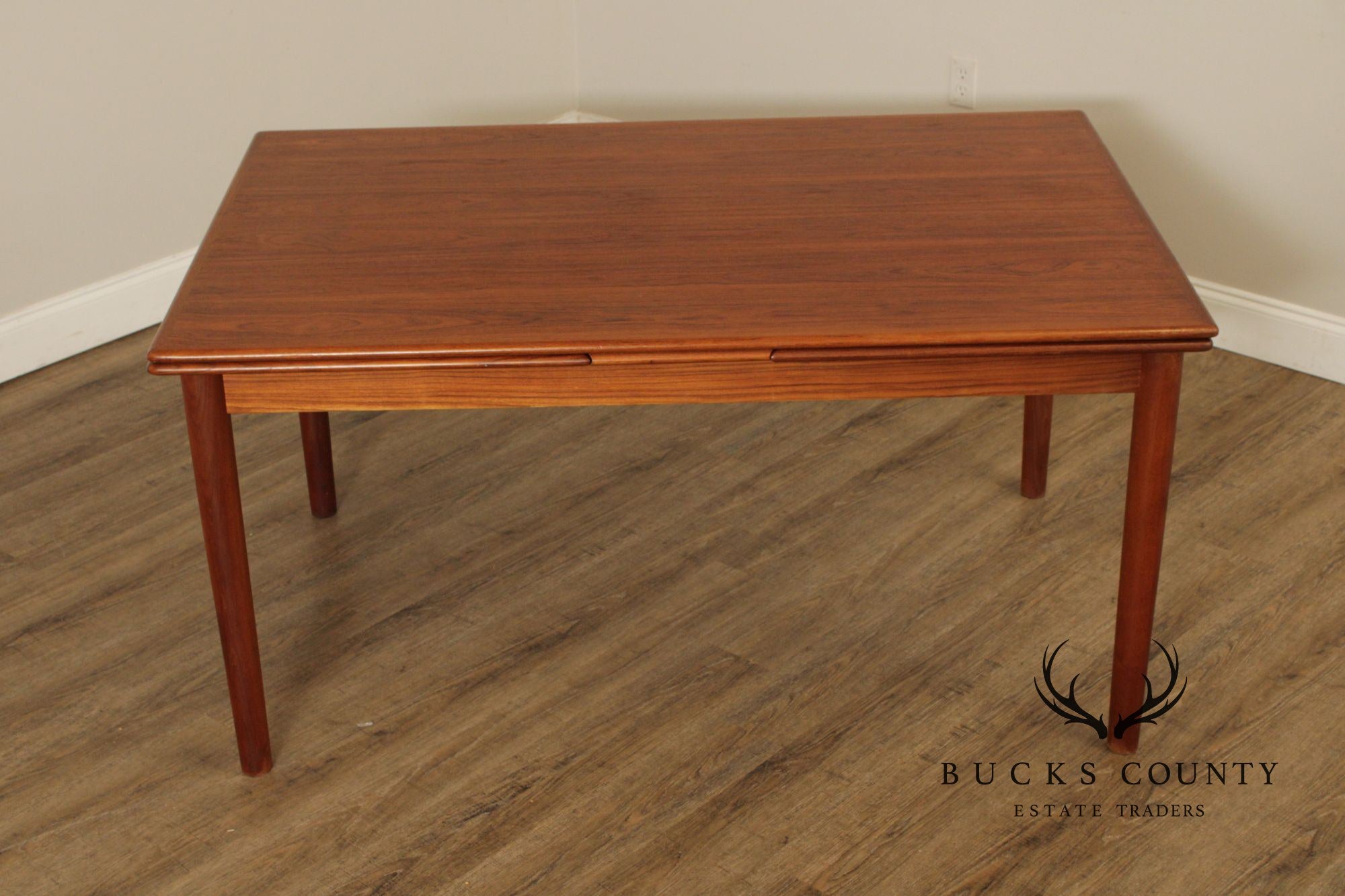 AM Mobler 1960s Danish Modern Teak Refectory Dining Table