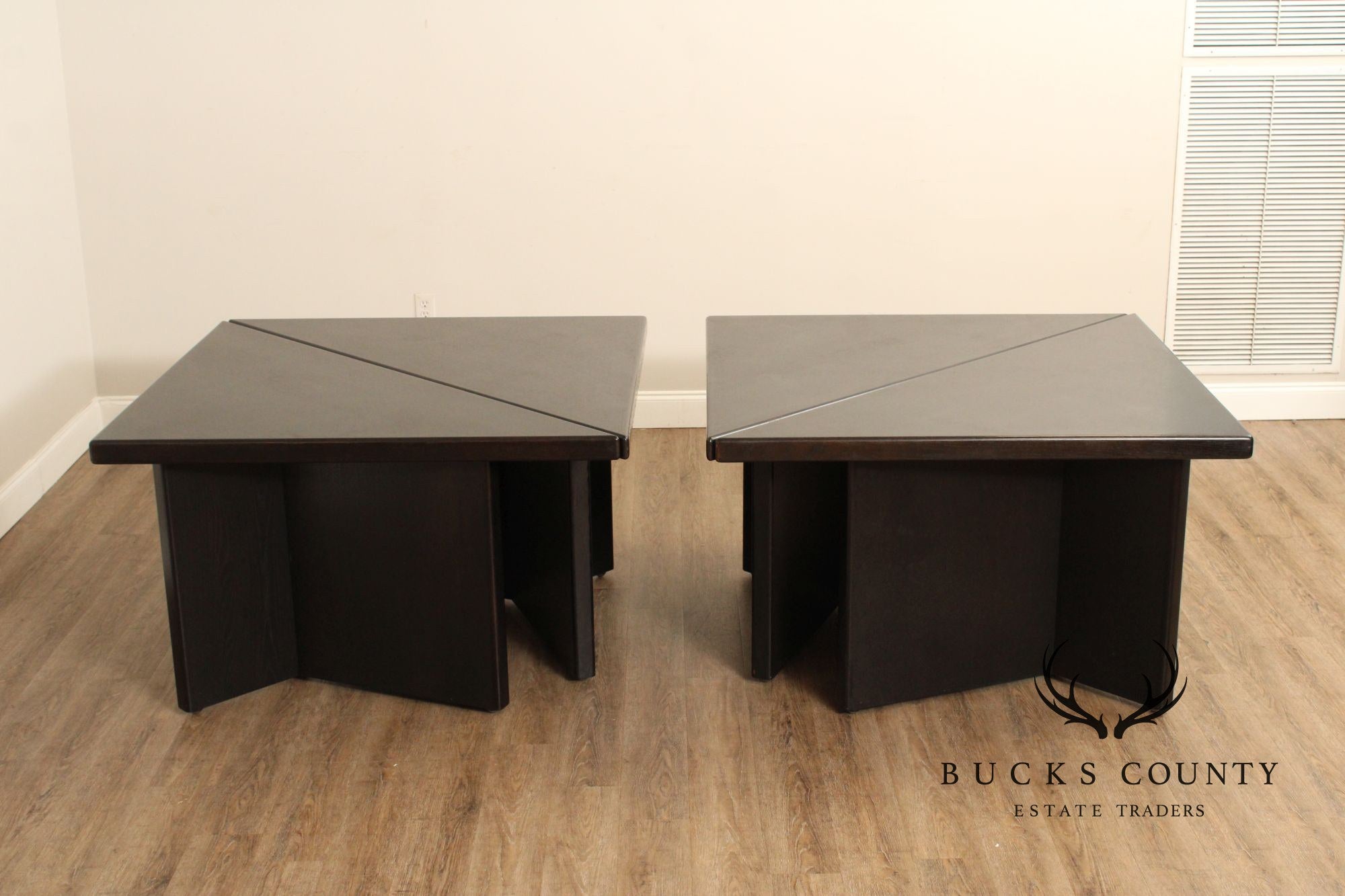After Frank Lloyd Wright Custom Quality Modern Modular Dining Table