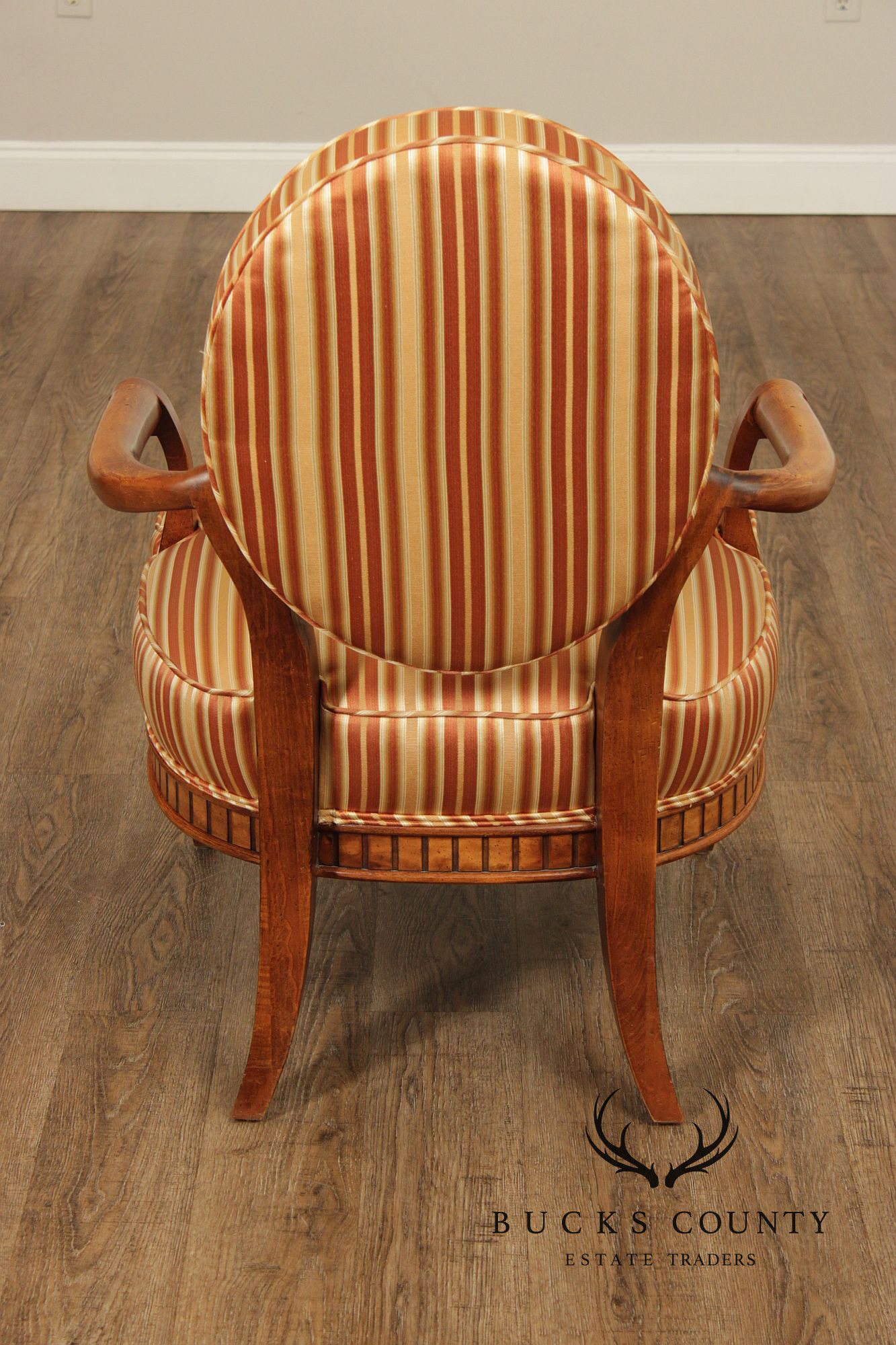 Century Chair Co. Art Deco Style Pair of Armchairs