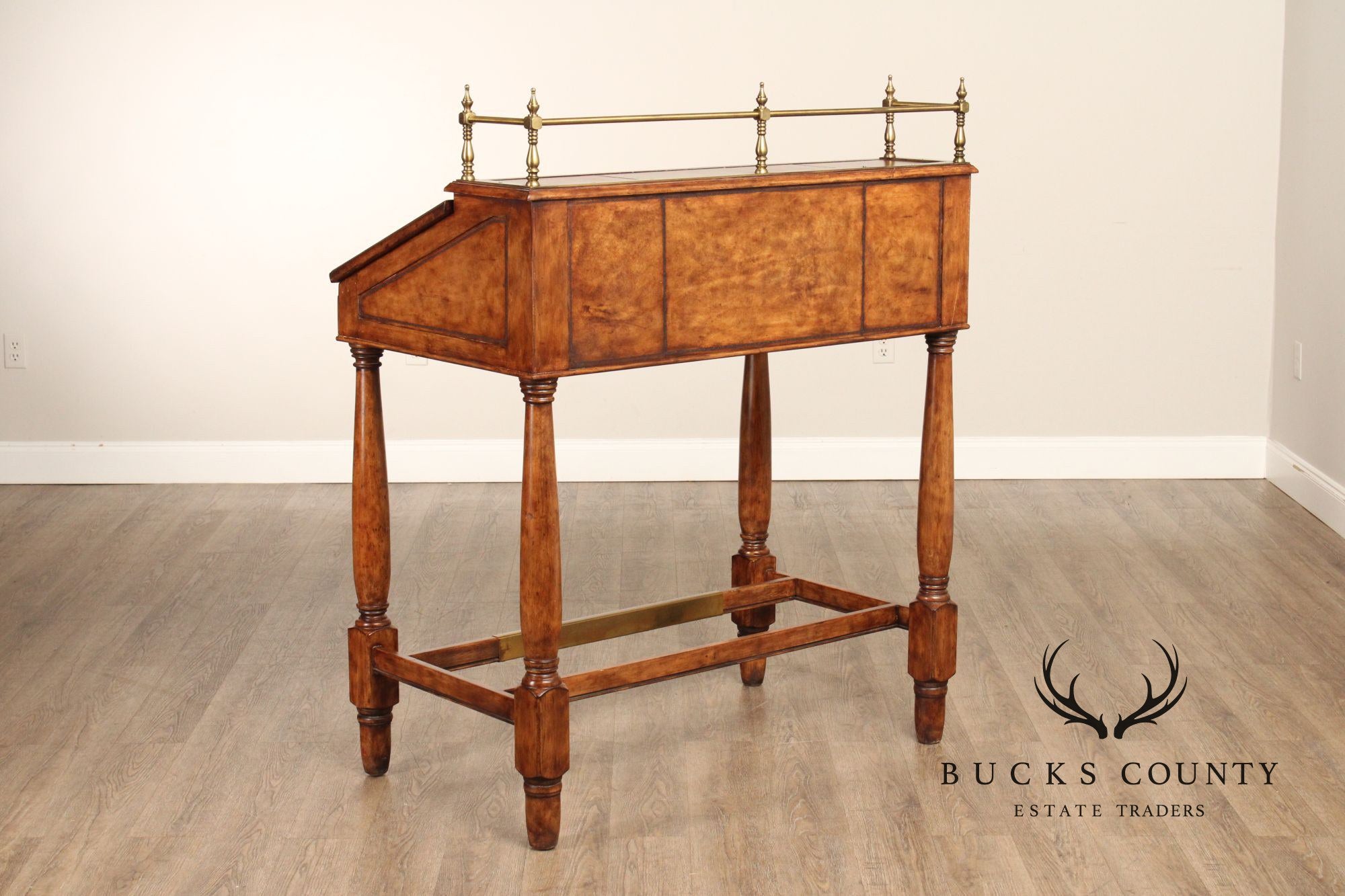 Thomasville Ernest Hemingway Slant Front Writing Desk and Chair