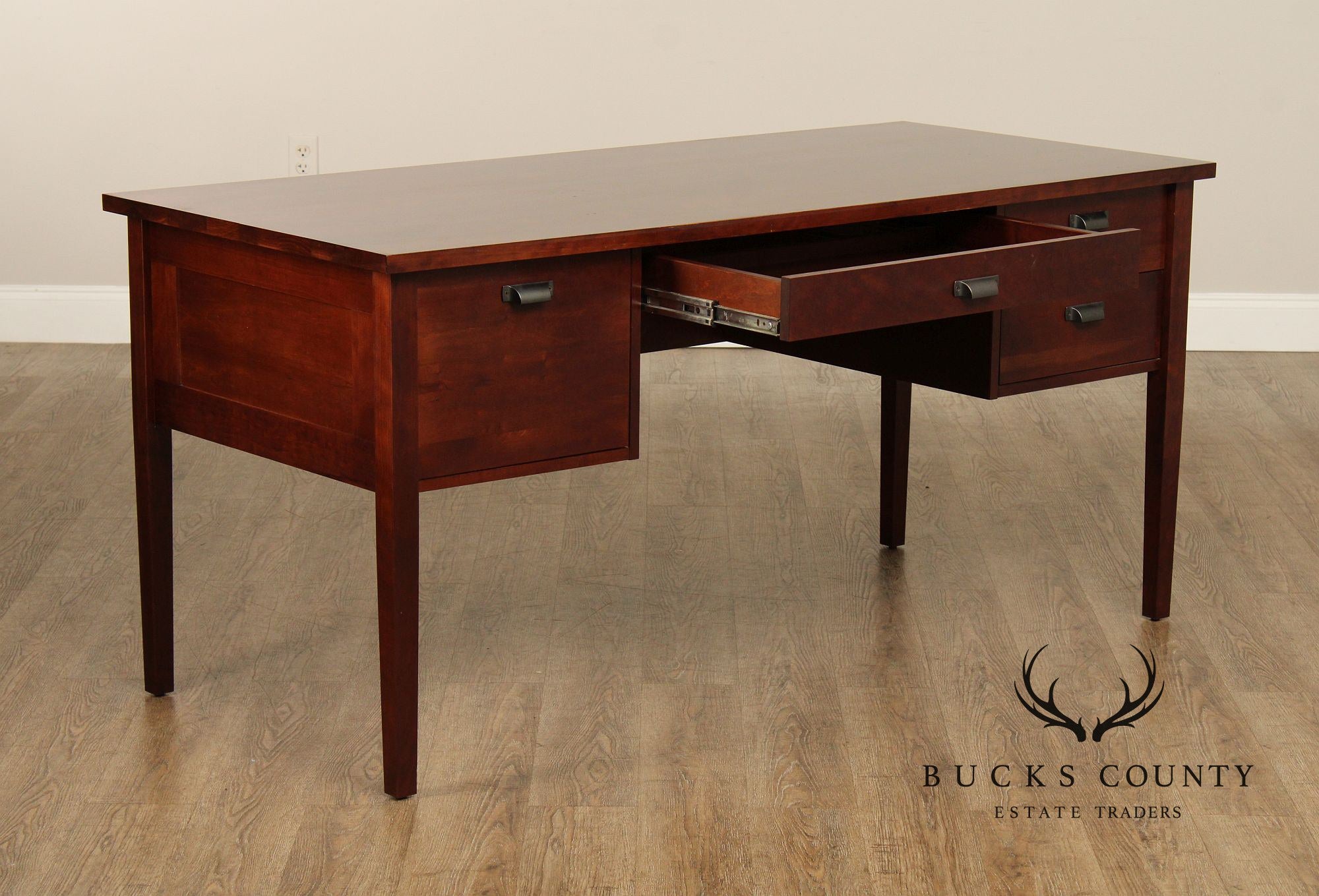 Crate & Barrel Transitional Executive Office Desk