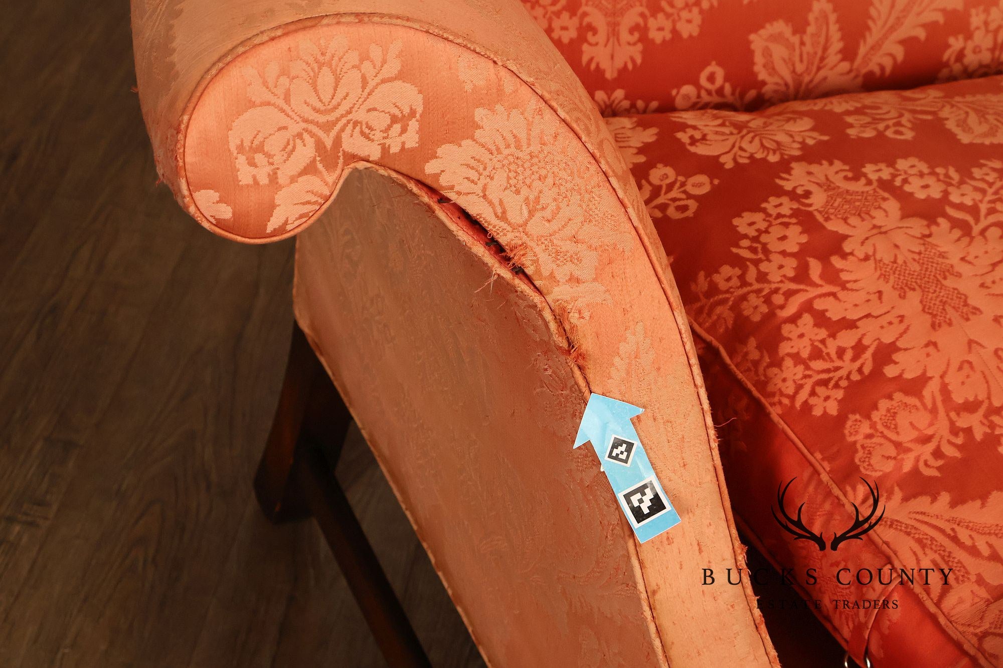 Southwood Chippendale Style Mahogany Camelback Sofa