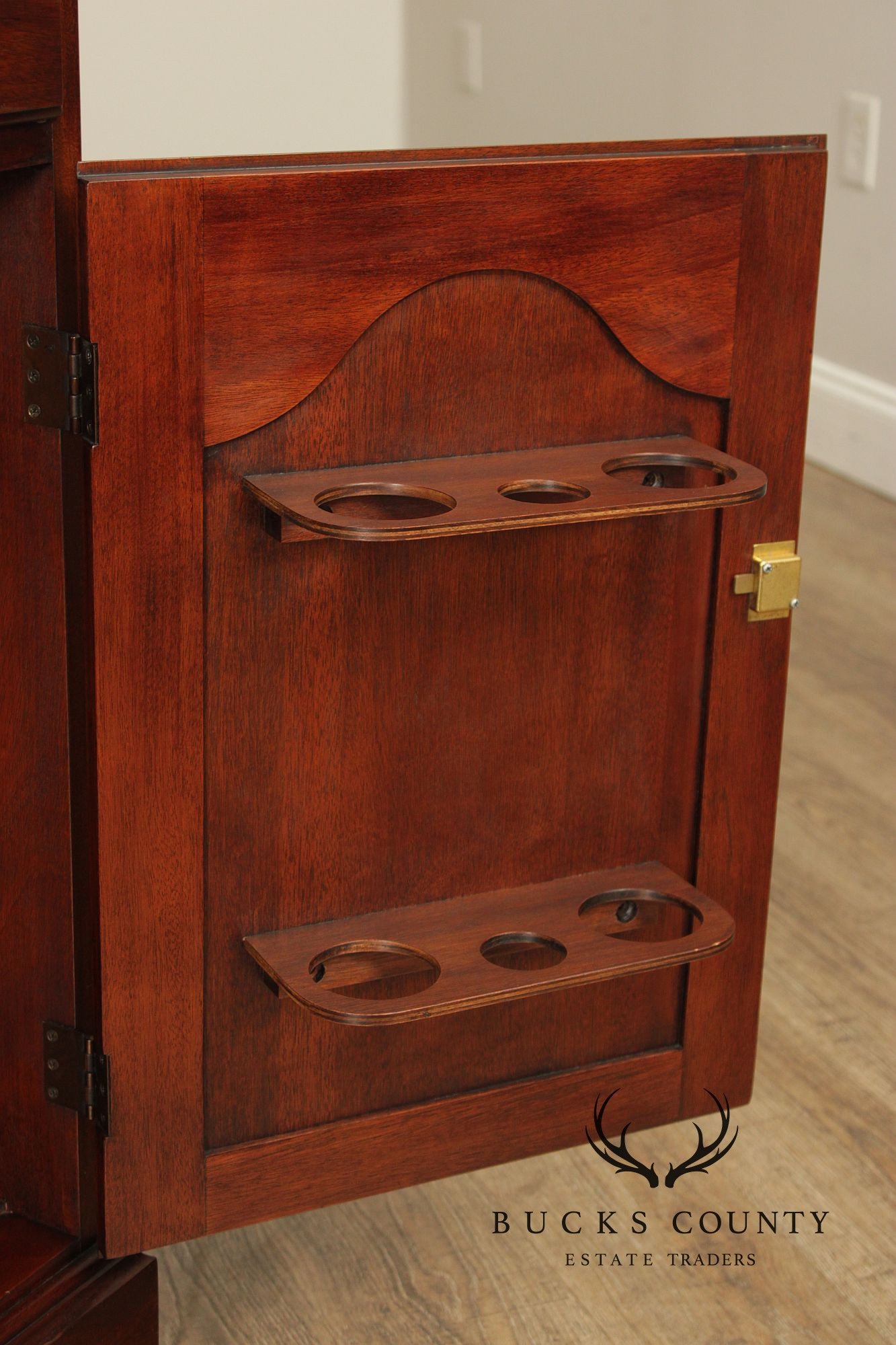 Henkel Harris Georgian Style Mahogany Flip Top Server