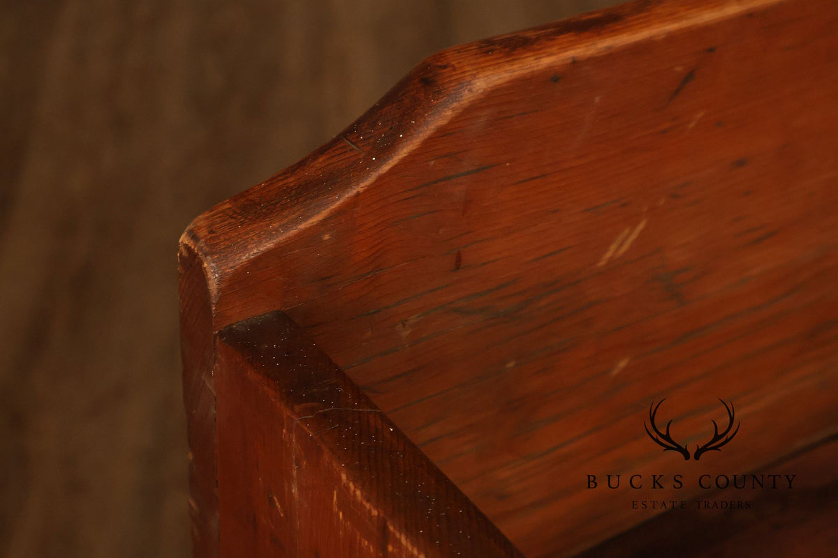 Antique Farmhouse Pine Dry Sink