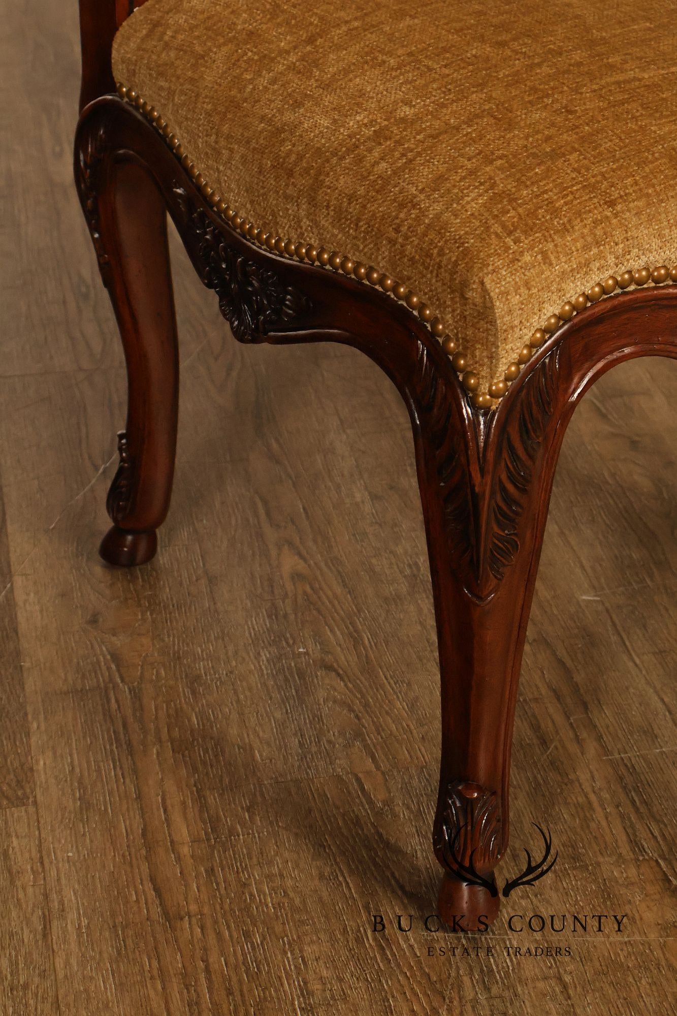 Henredon French Louis XV Style Set of Twelve Dining Chairs