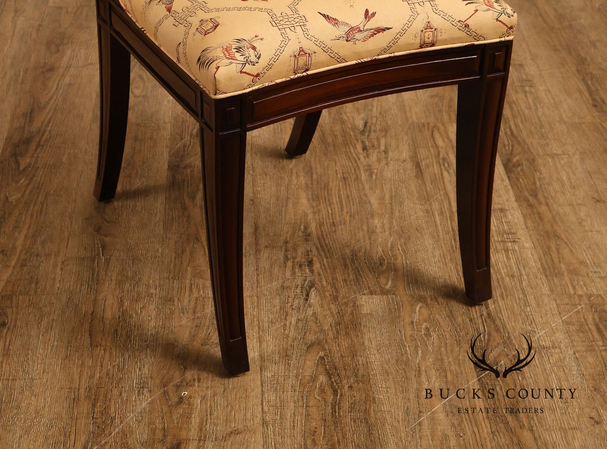 Empire Style Set of Ten Mahogany Dining Chairs