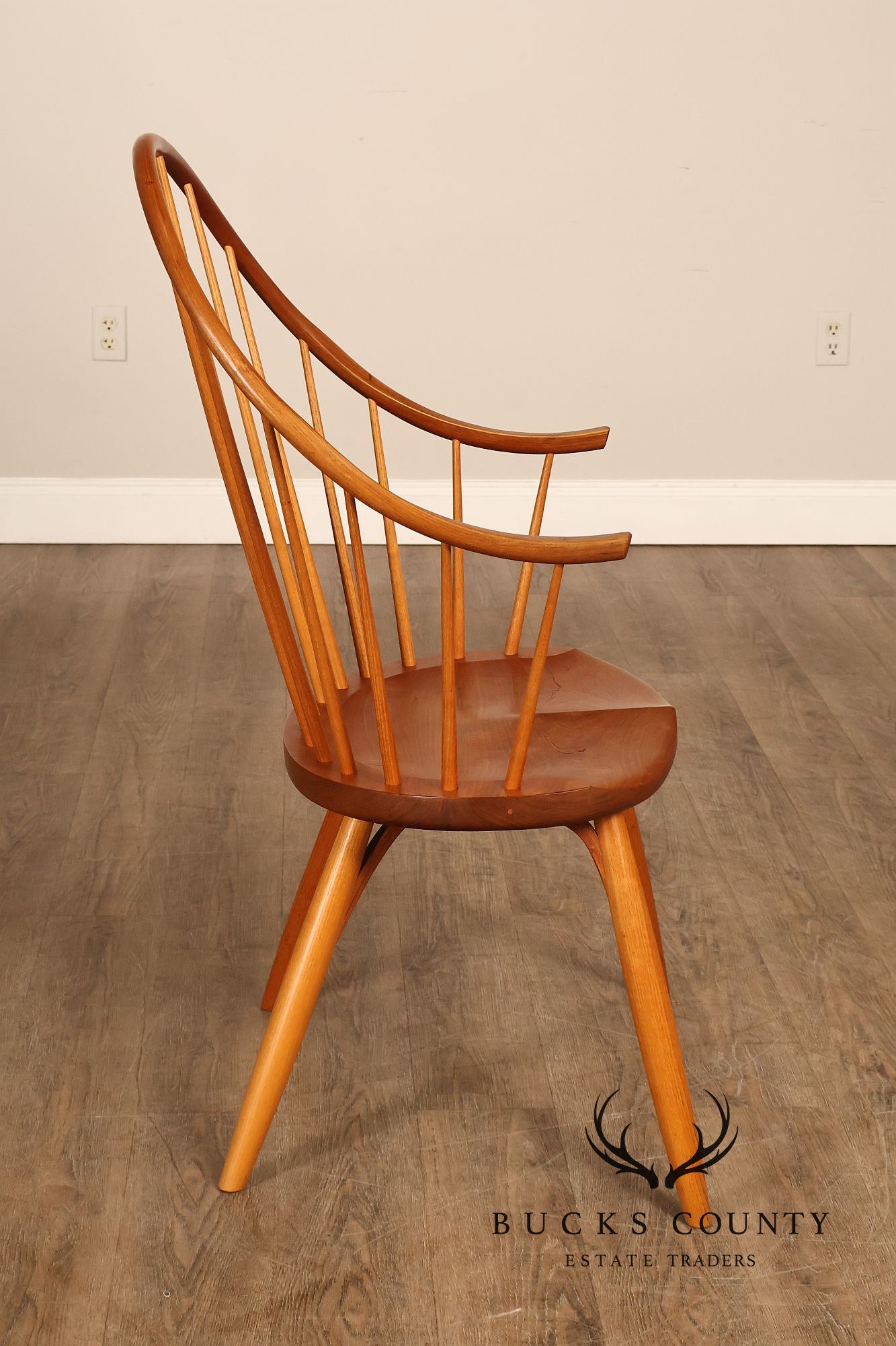 Thomas Moser Set Of Eight Continuous Arm Dining Chairs