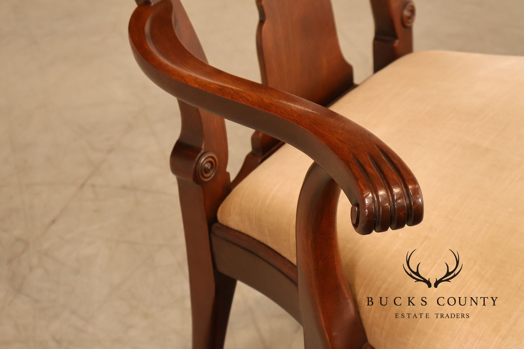 Baker Historic Charleston Reproductions Set of Eight Mahogany Dining Chairs
