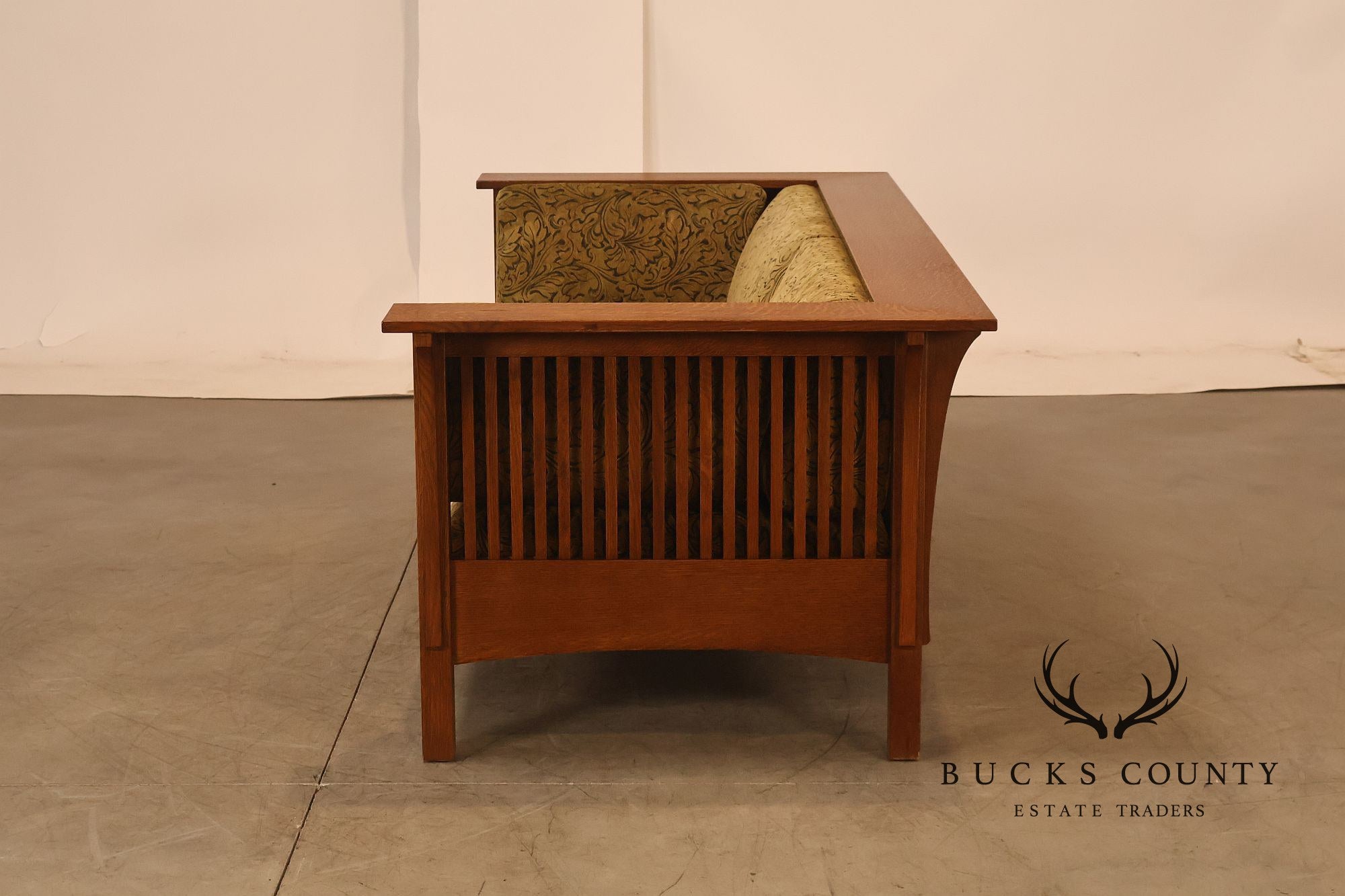 Stickley Mission Collection Oak Prairie Settle