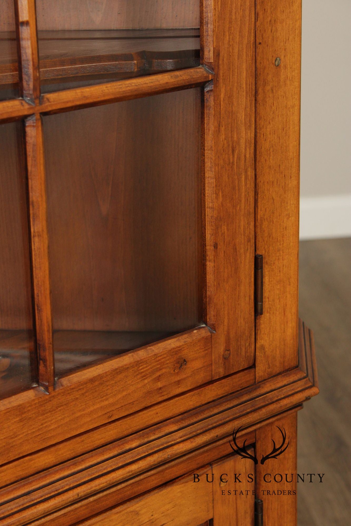 Custom Crafted Solid Pine Farmhouse Corner Cabinet