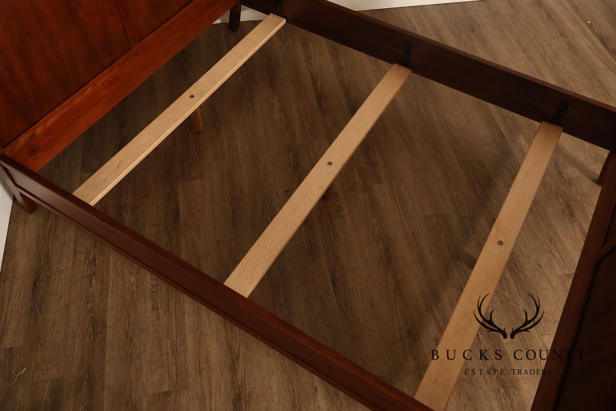 Stickley Cherry Sleigh Queen Bed
