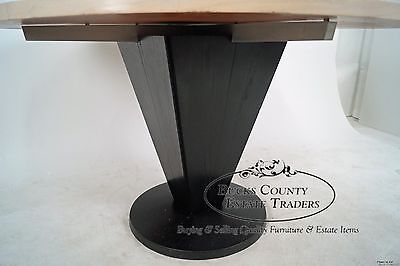 Triangle Cone Base Modern Design 54" Round Dining Table