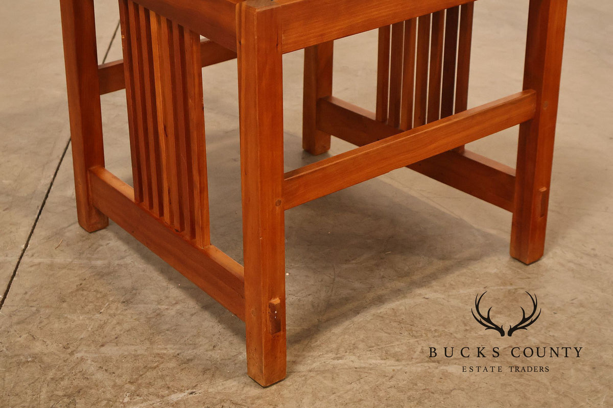 Stickley Mission Collection Cherry Spindle Back Dining Chairs Set Of 6
