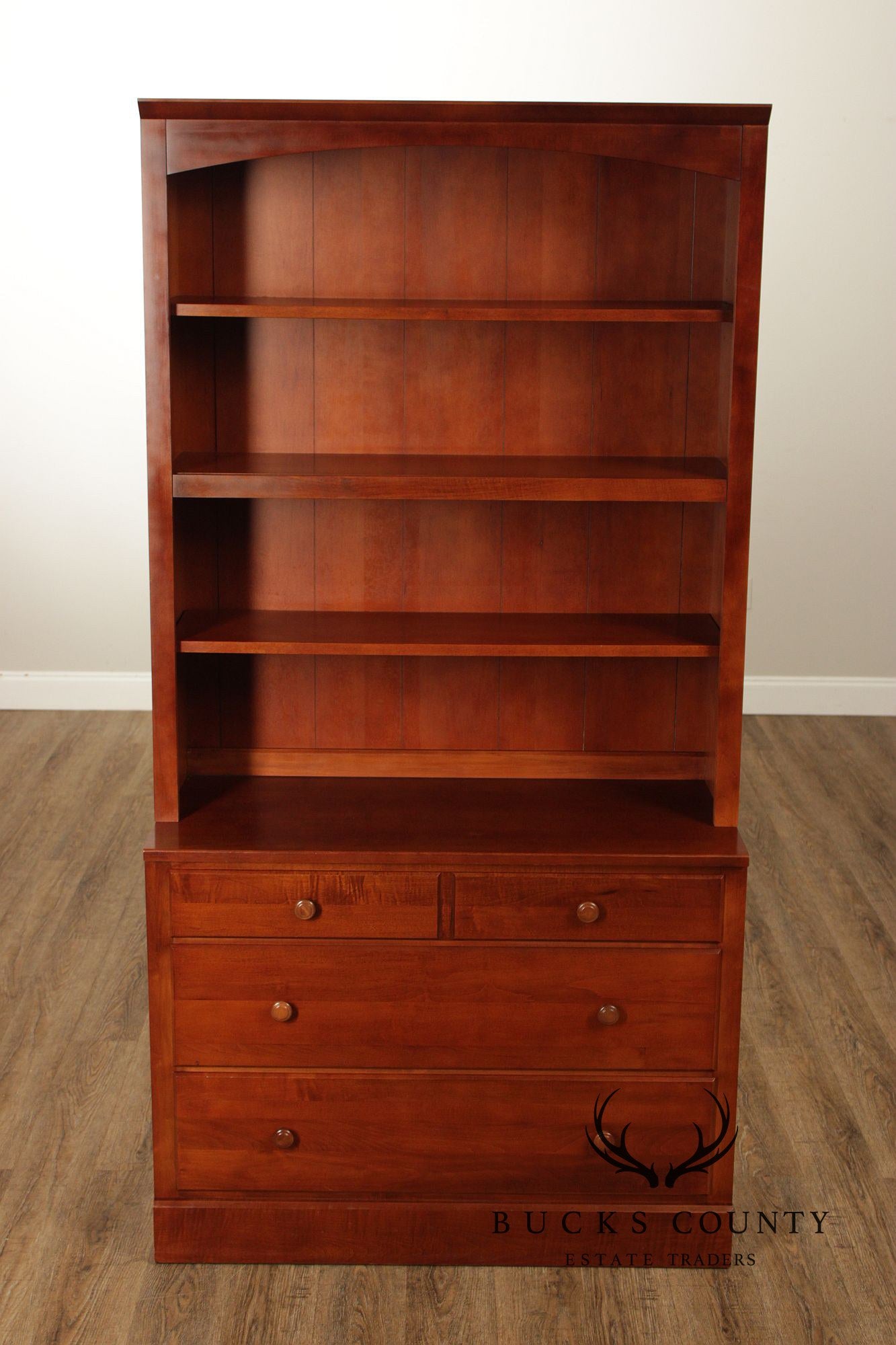 Ethan Allen 'Country Colors' Pair of Bookcases