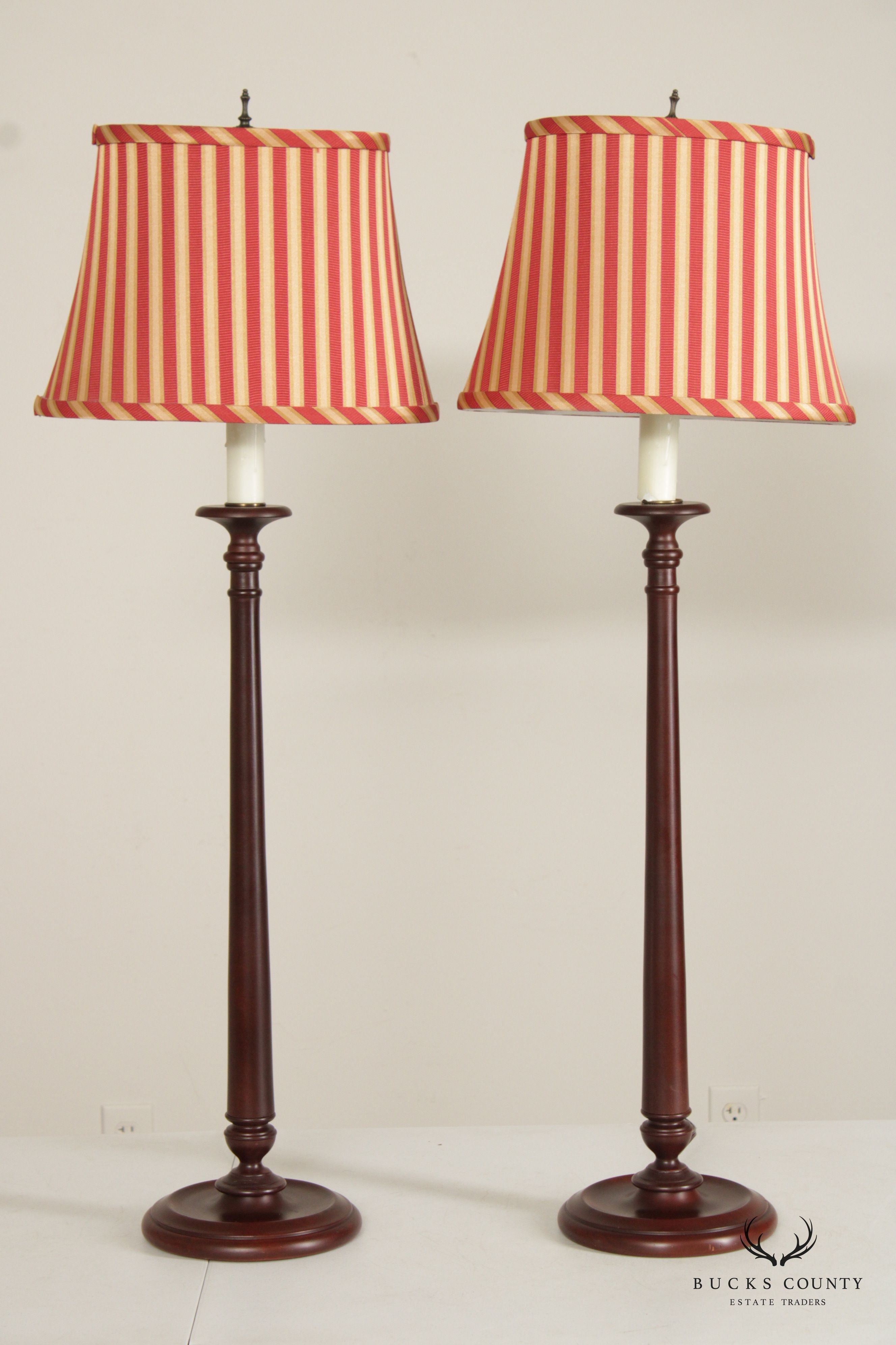 Barbara Cosgrove Pair of Candlestick Table Lamps