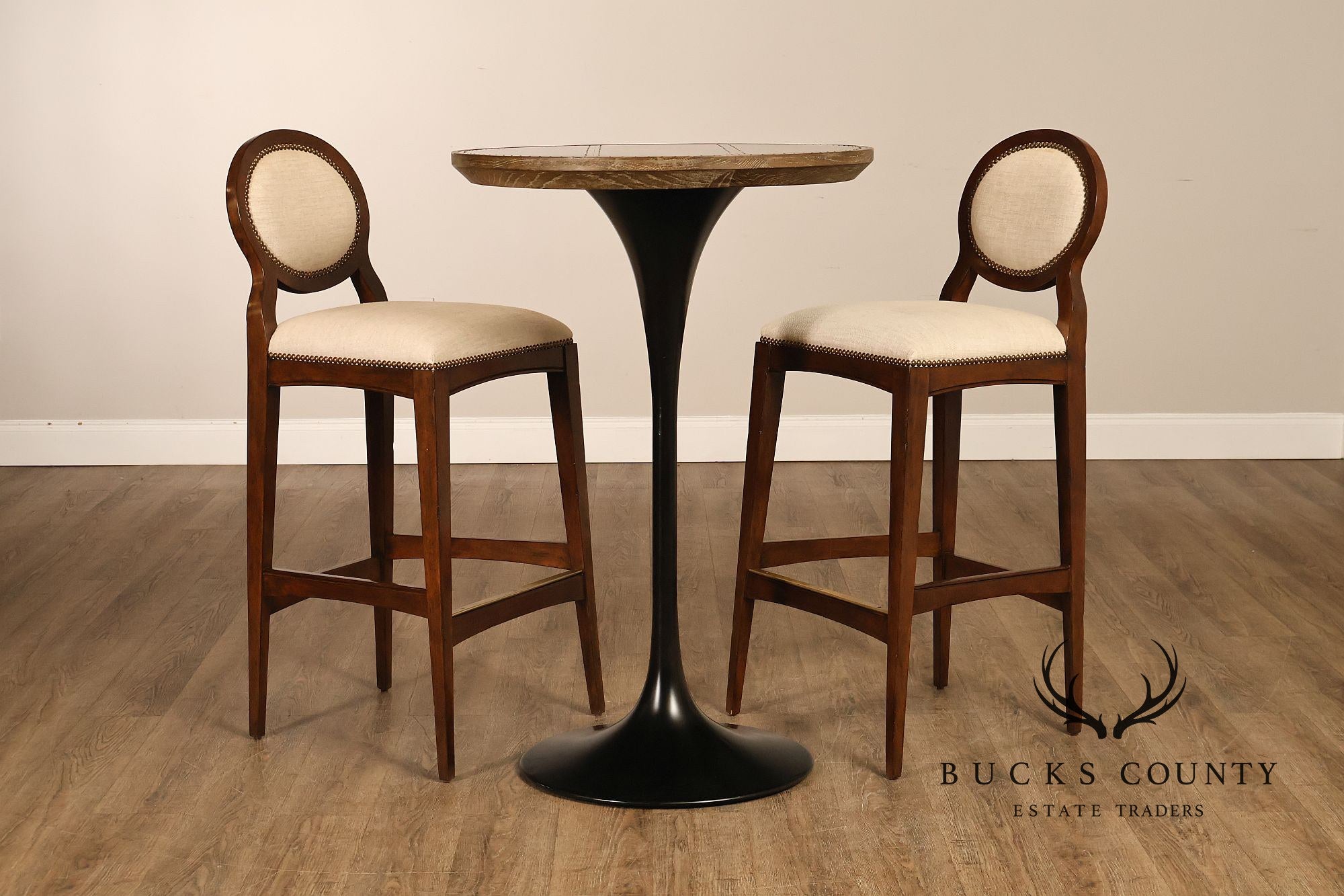 Arhaus Art Deco Style Three-Piece Bistro Dining Set