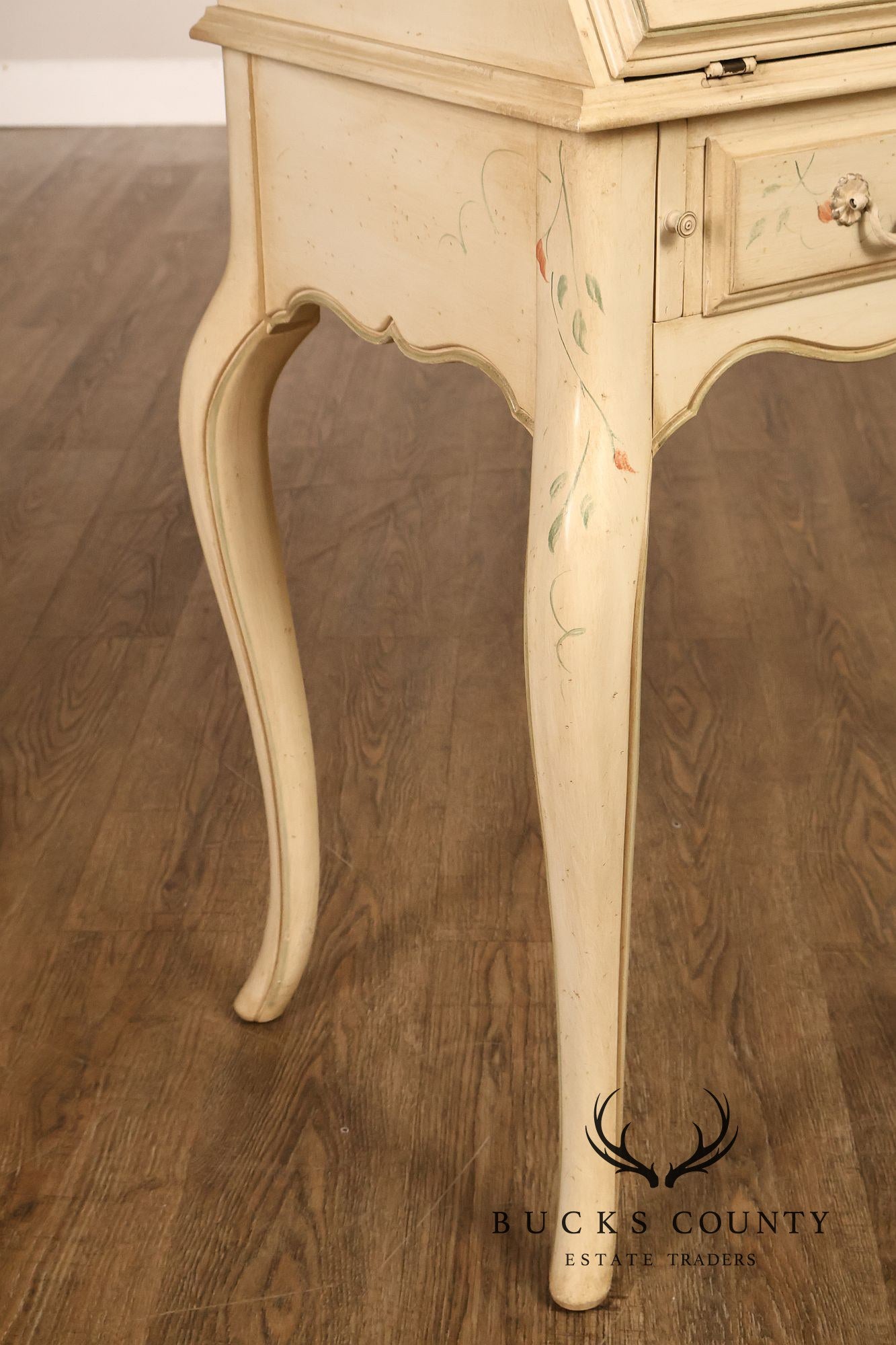 Ethan Allen Country French Painted Secretary Desk