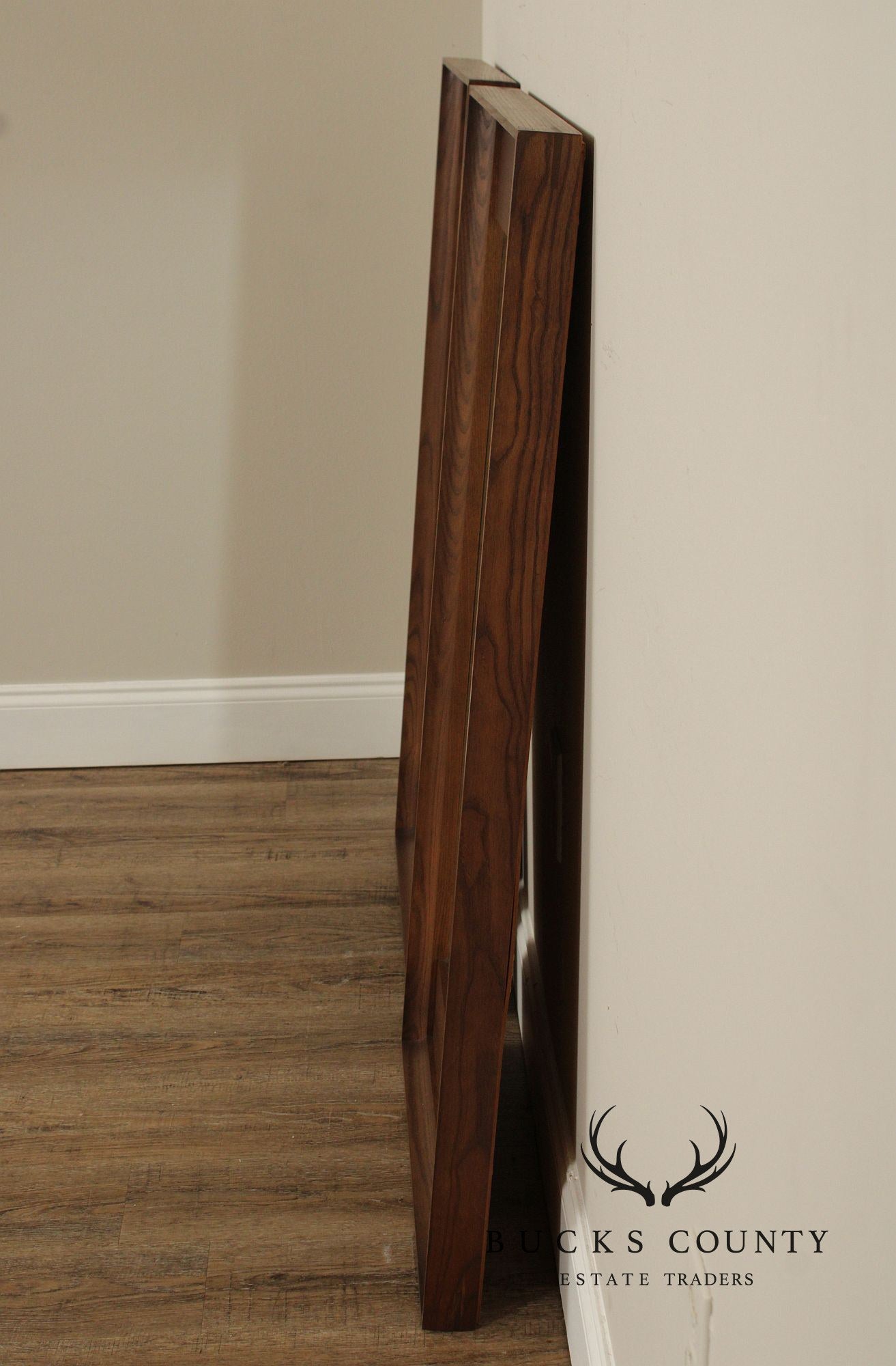 Mid Century Modern Pair of Walnut Mirrors