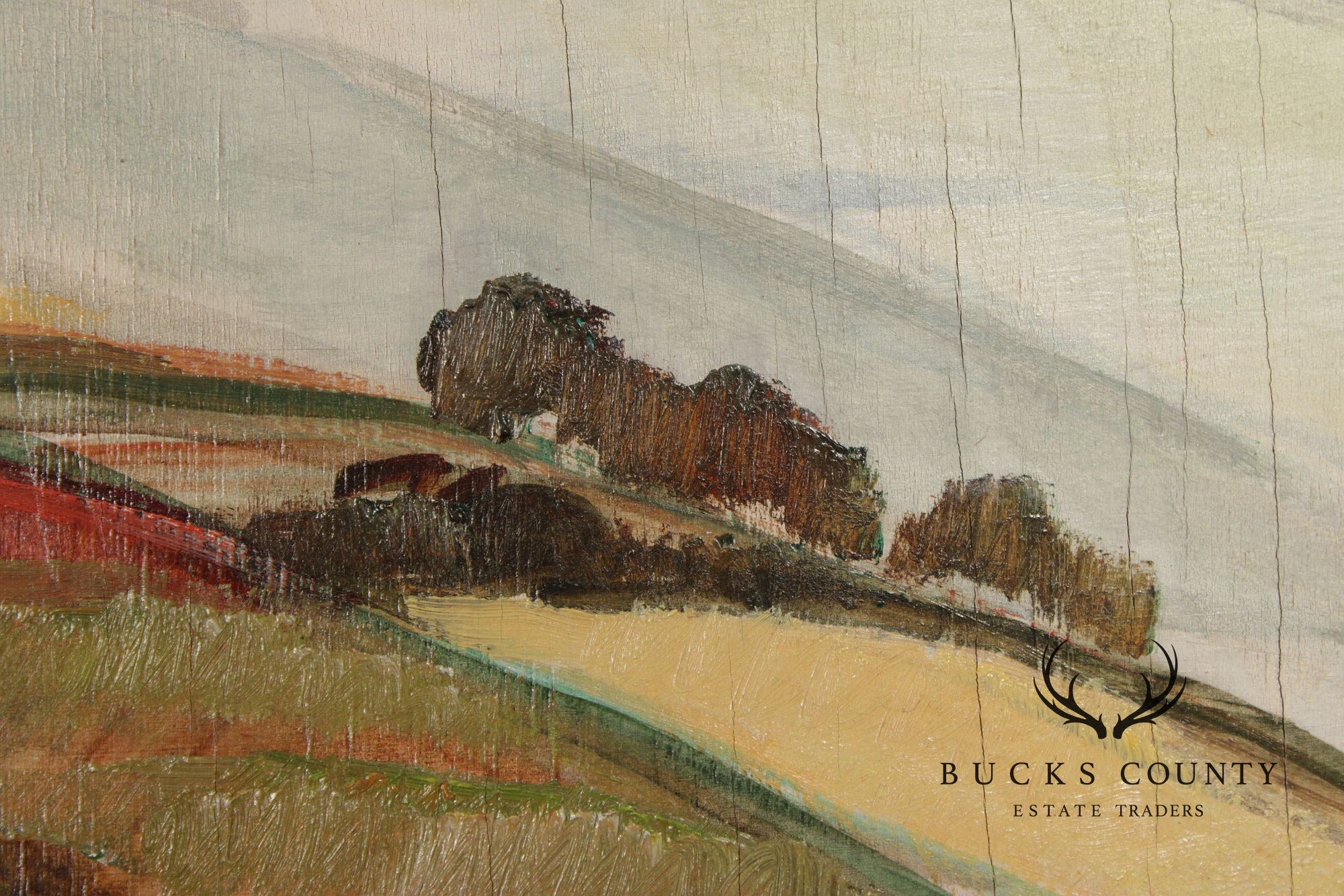 Elizabeth Grandin Oil on Board Landscape