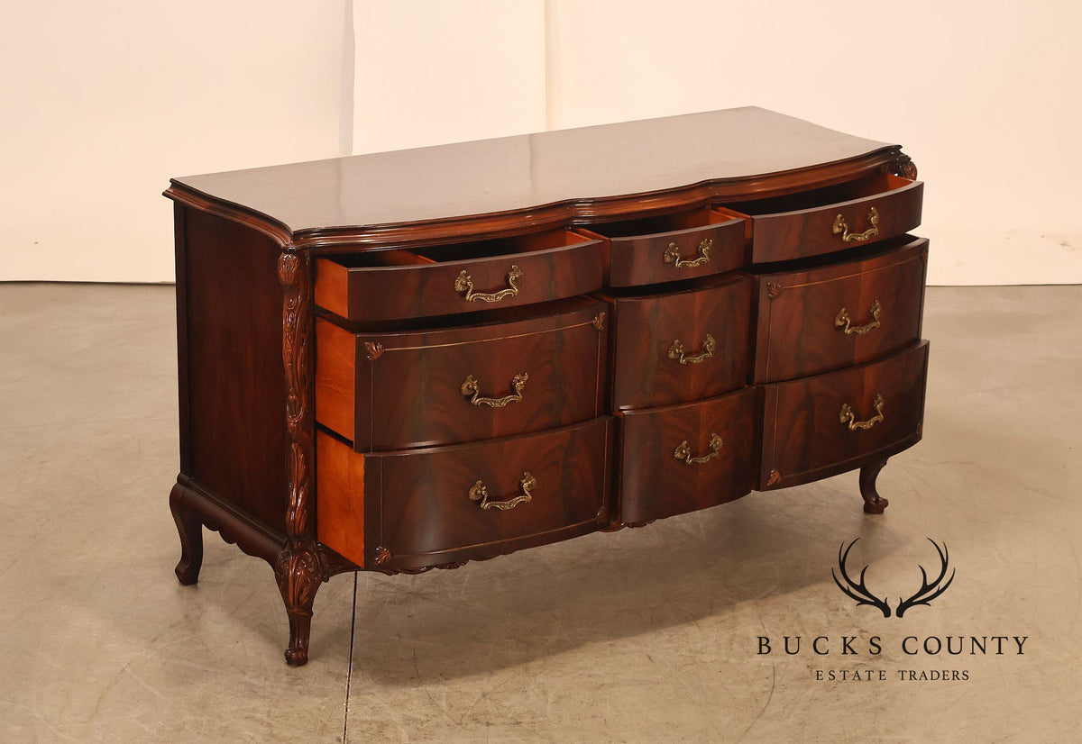Vintage 1940s Mahogany Chest of Drawers