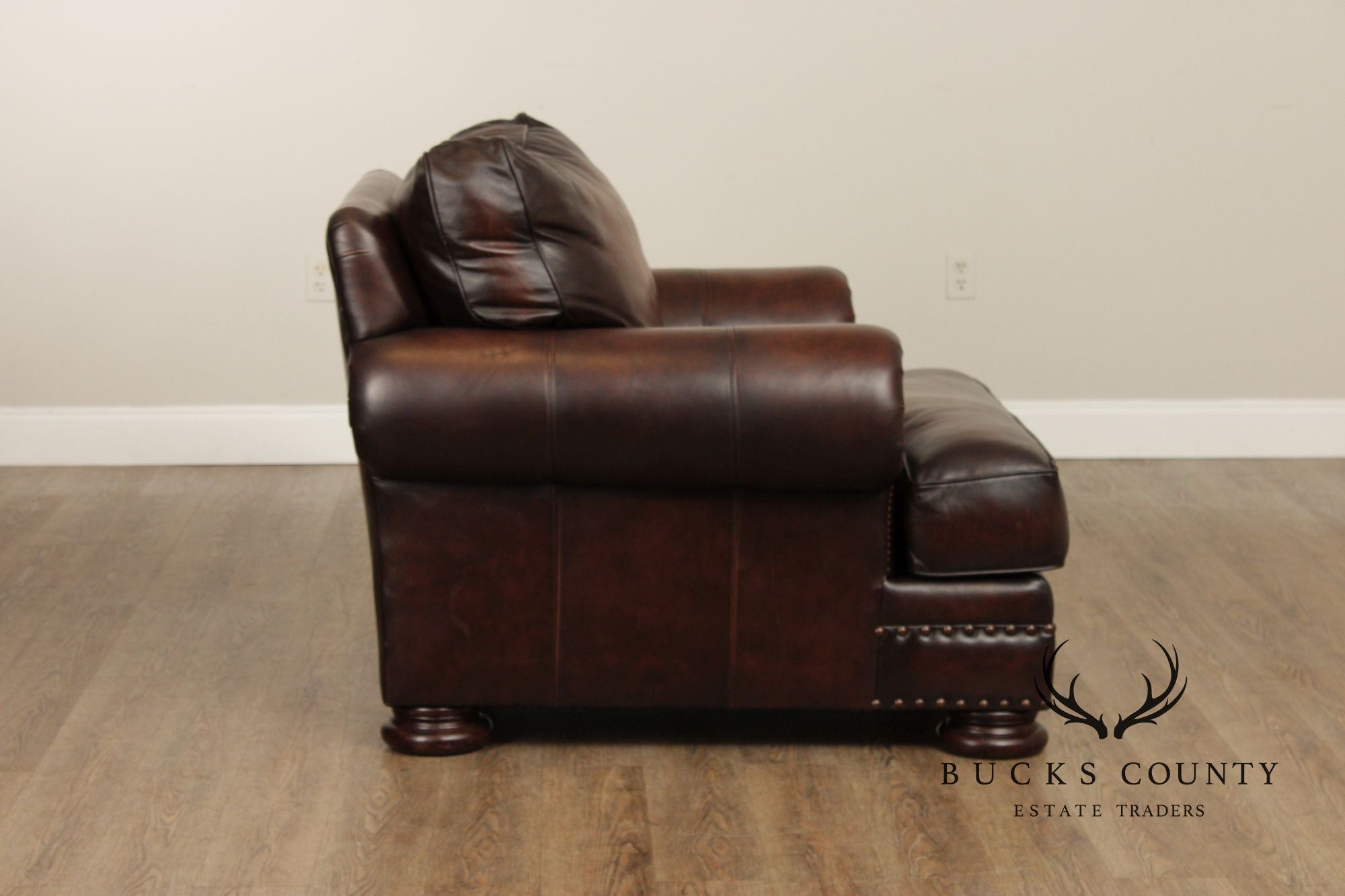 Bernhardt Traditional Leather Club Chair