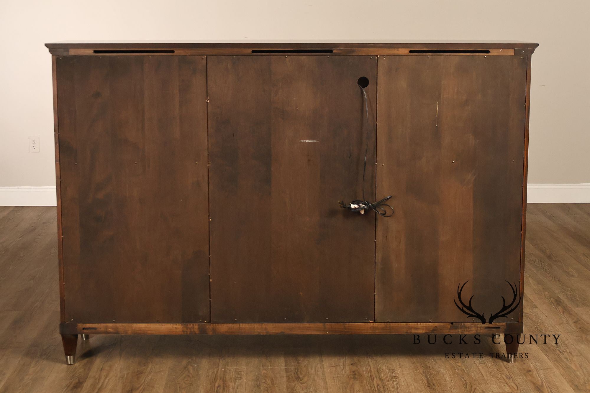 Harden Contemporary Cherry Lighted Sideboard Credenza Cabinet