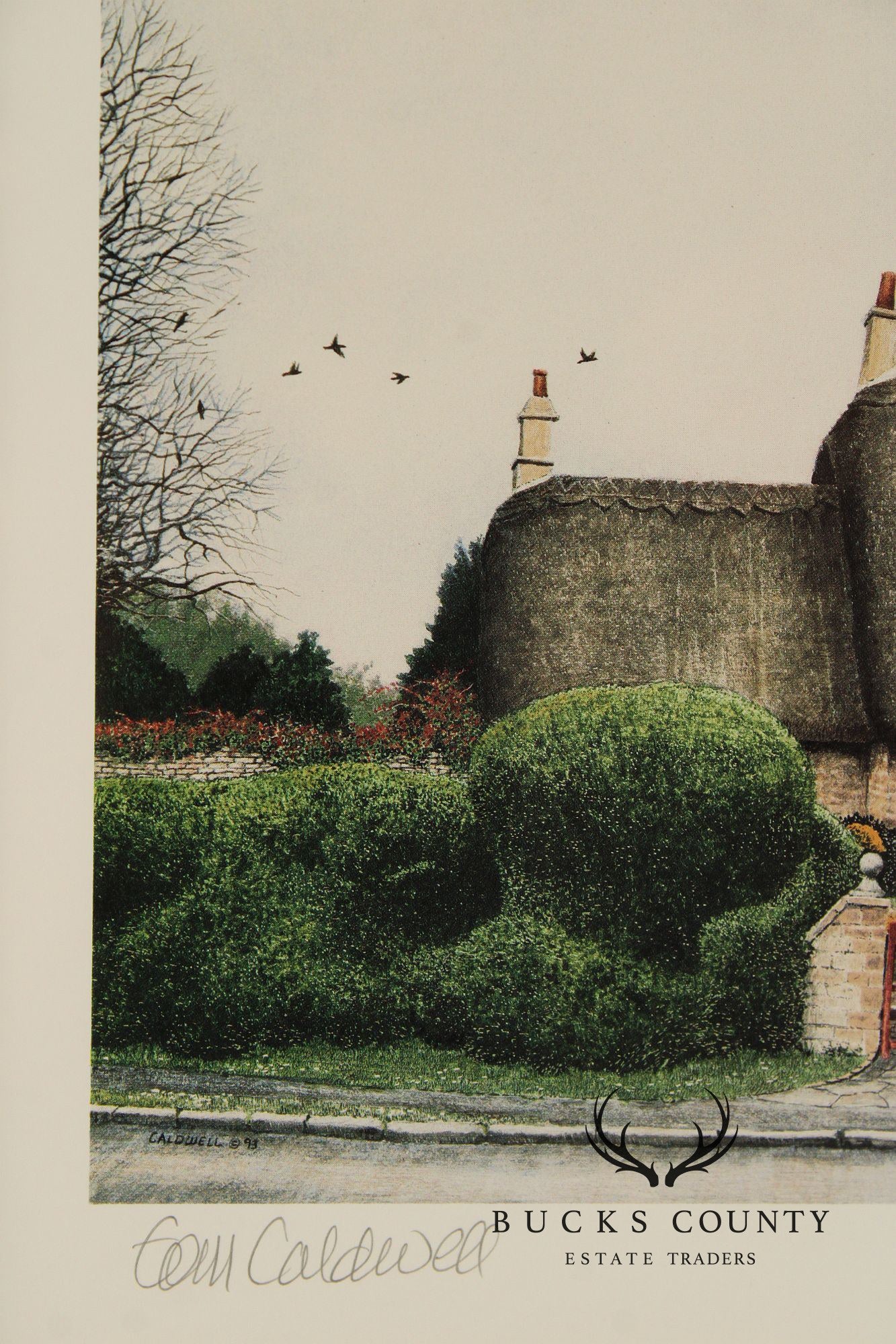 Tom Caldwell Illustrative Print, 'Campden Cottage'