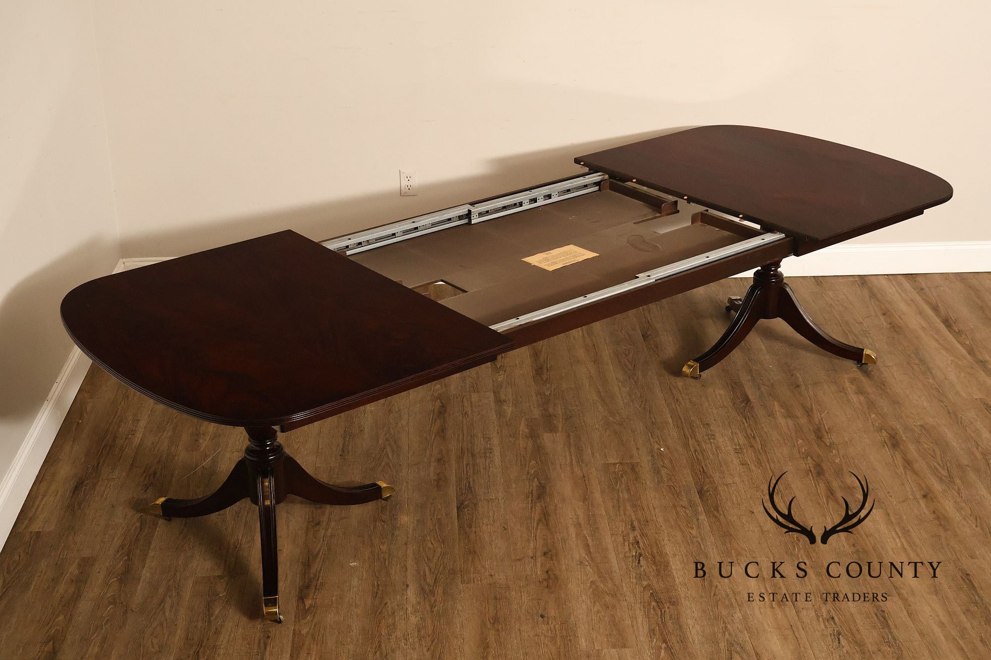 Kindel Double Pedestal Mahogany Dining table