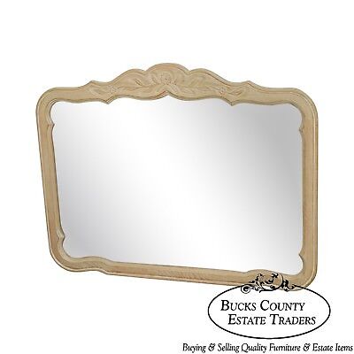 Drexel Cabernet Collection French Country Cerused White Washed Frame Mirror