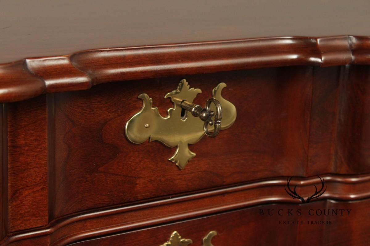 Stickley Chippendale Style Mahogany Blockfront Chest