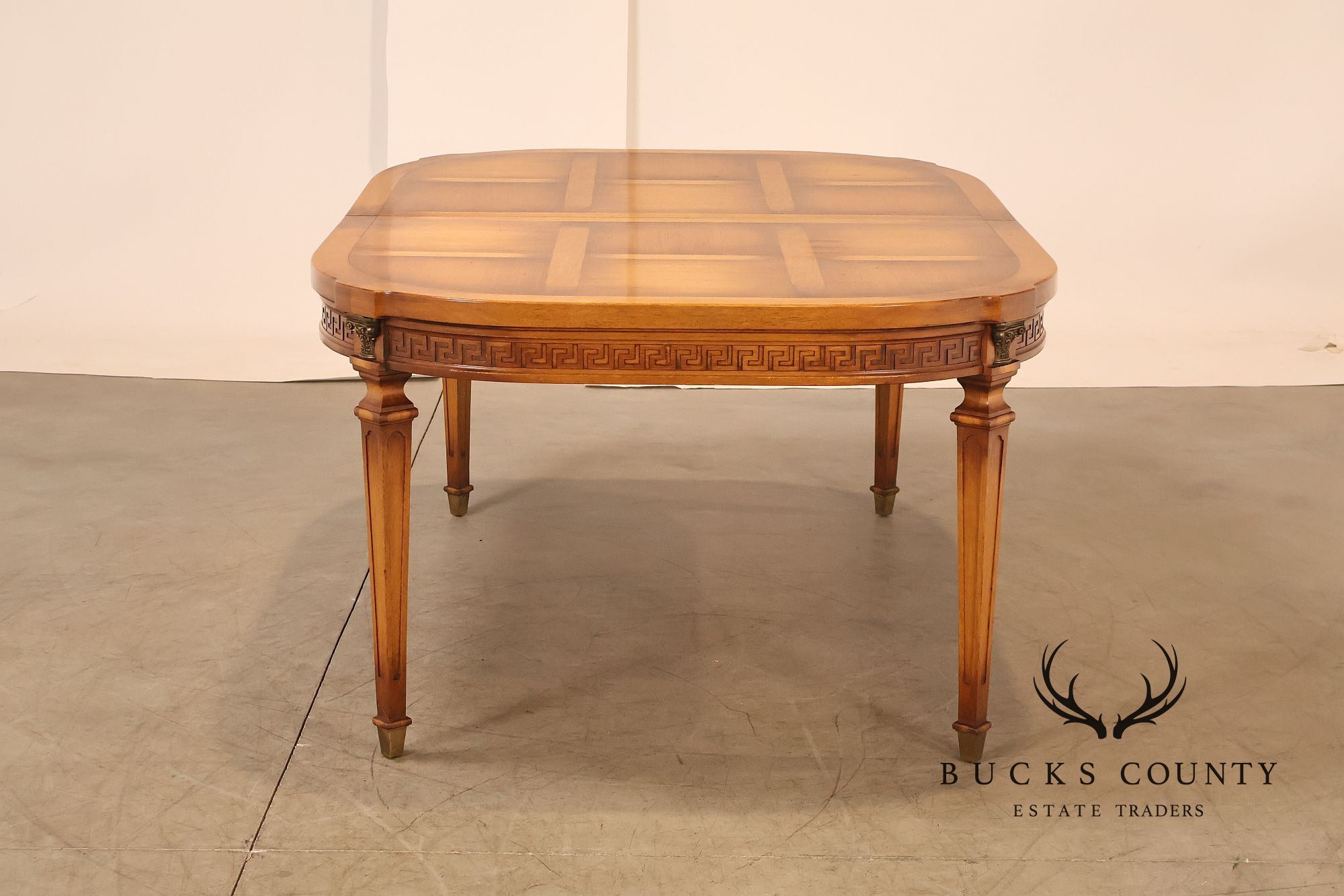 Daniel Jones Inc. Neoclassical Style Expandable Dining Table