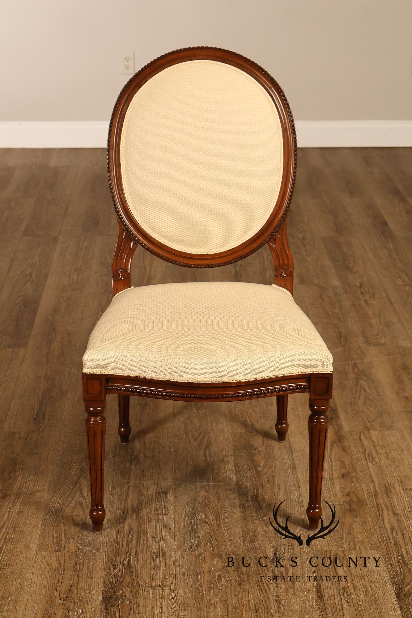 Louis XVI Style Set Of 16 Oval Back Dining Chairs