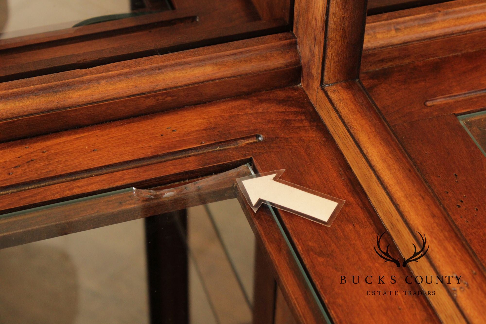 Henredon Monumental French Style Lighted Display Cabinet