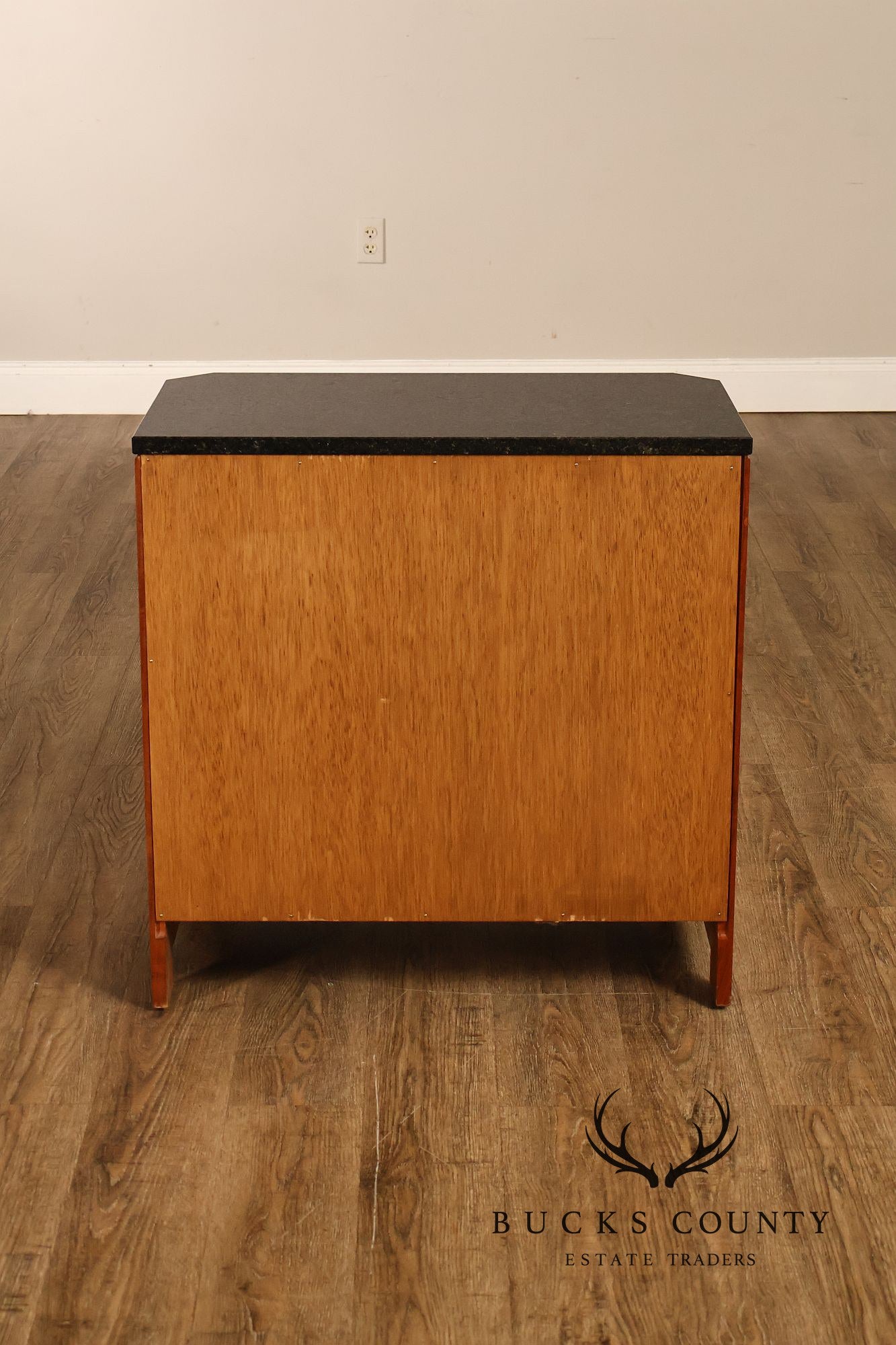 Stickley 21st Century Collection Pair of Granite Top Cherry Nightstands