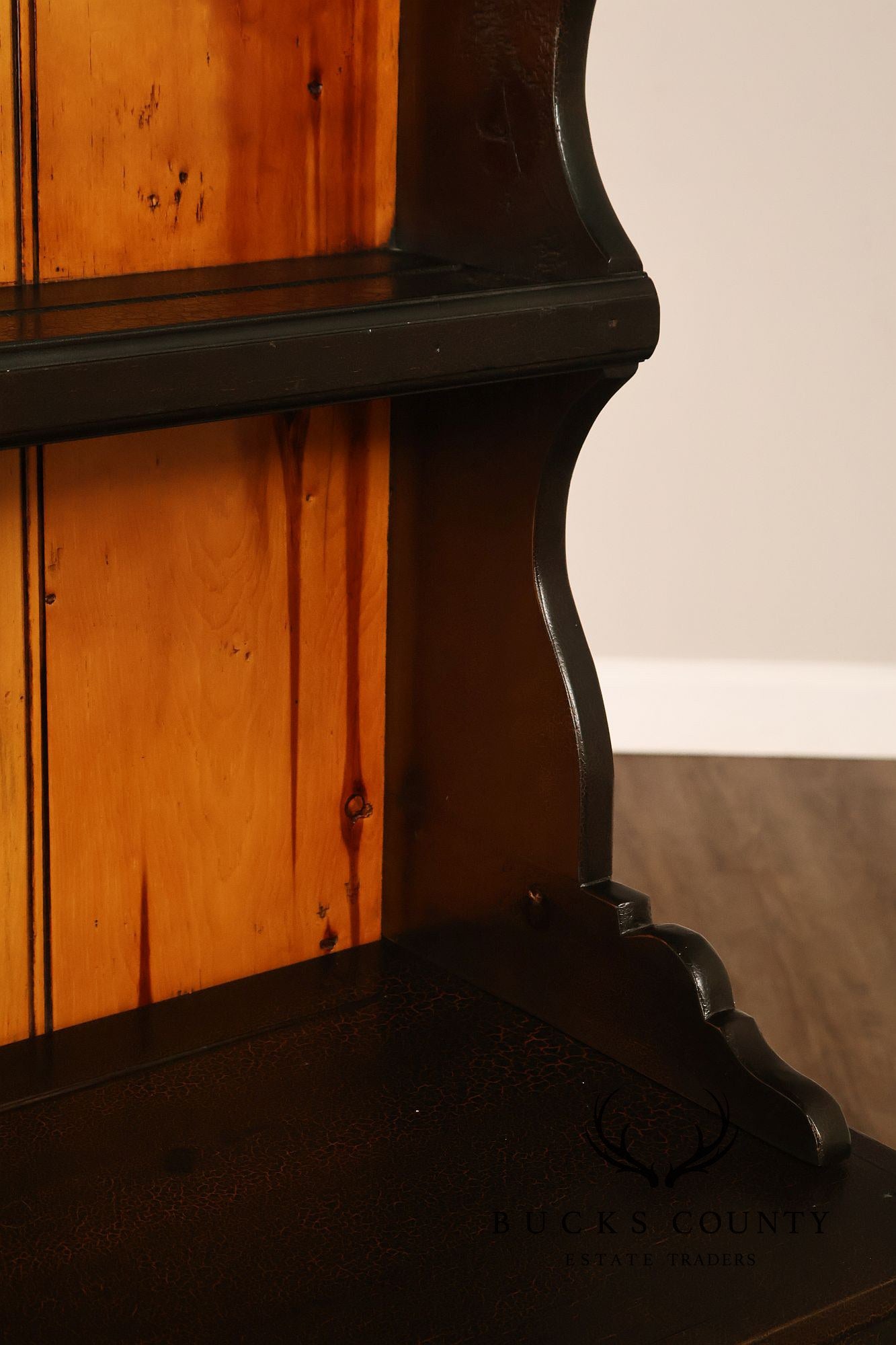 Stephen Von Hohen Country Style Pine Stepback Hutch