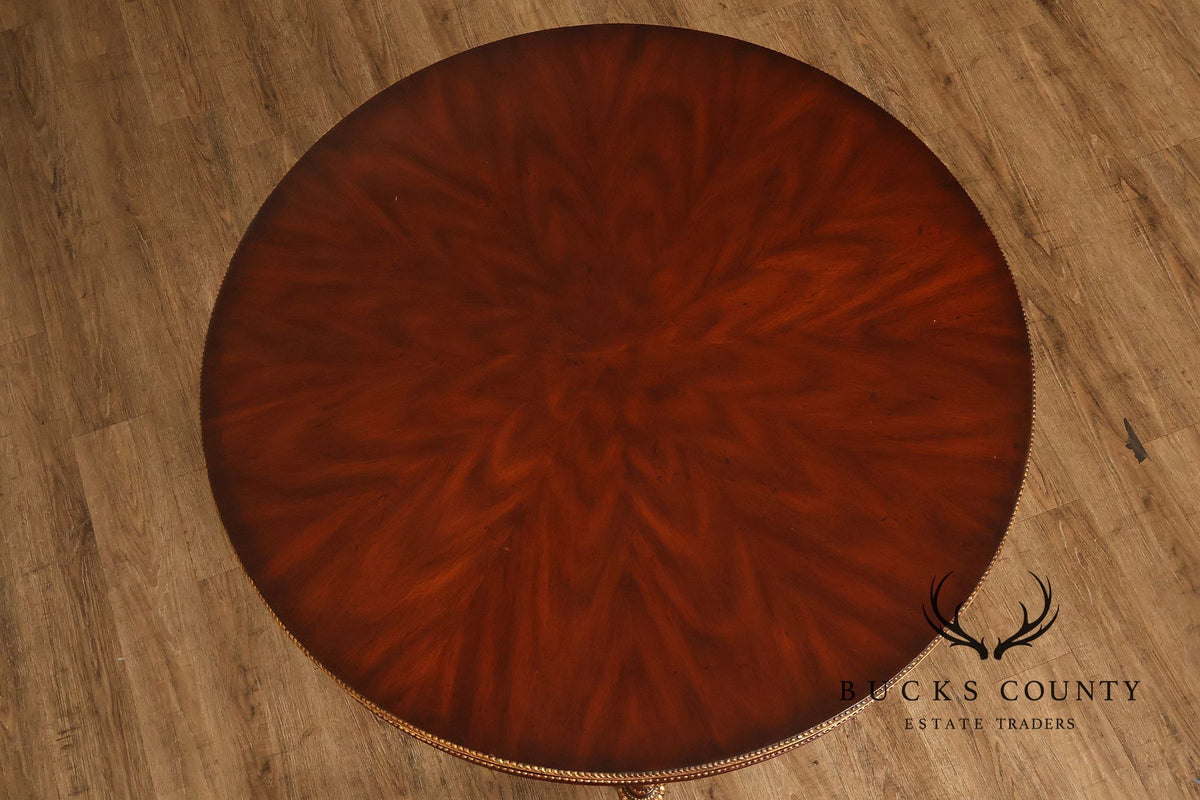 Italian Regency Style Mahogany Center Table