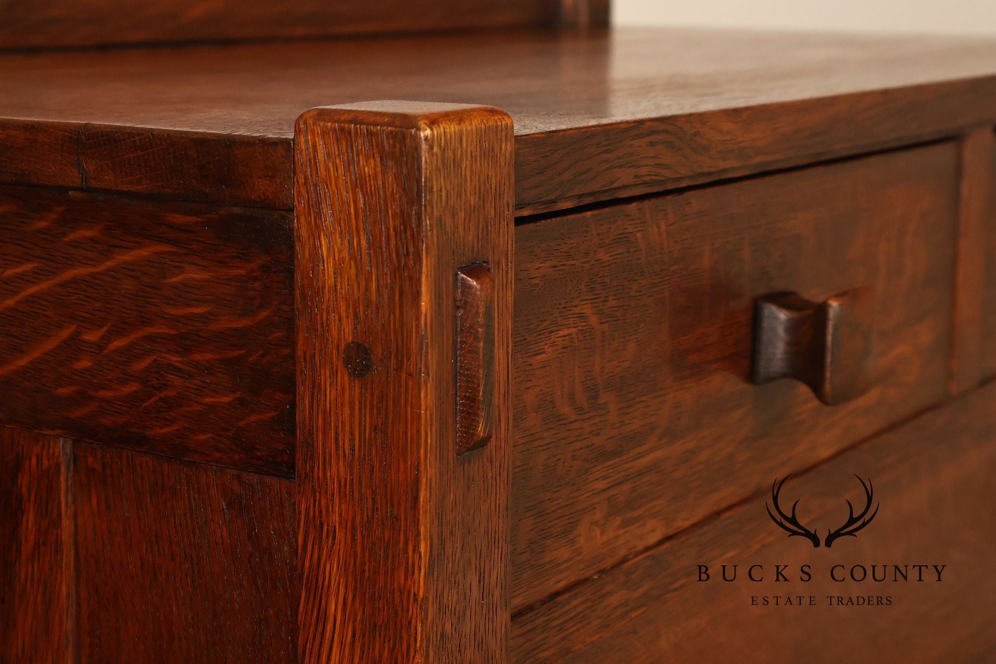 Antique Gustav Stickley Oak Chest of Drawers #626